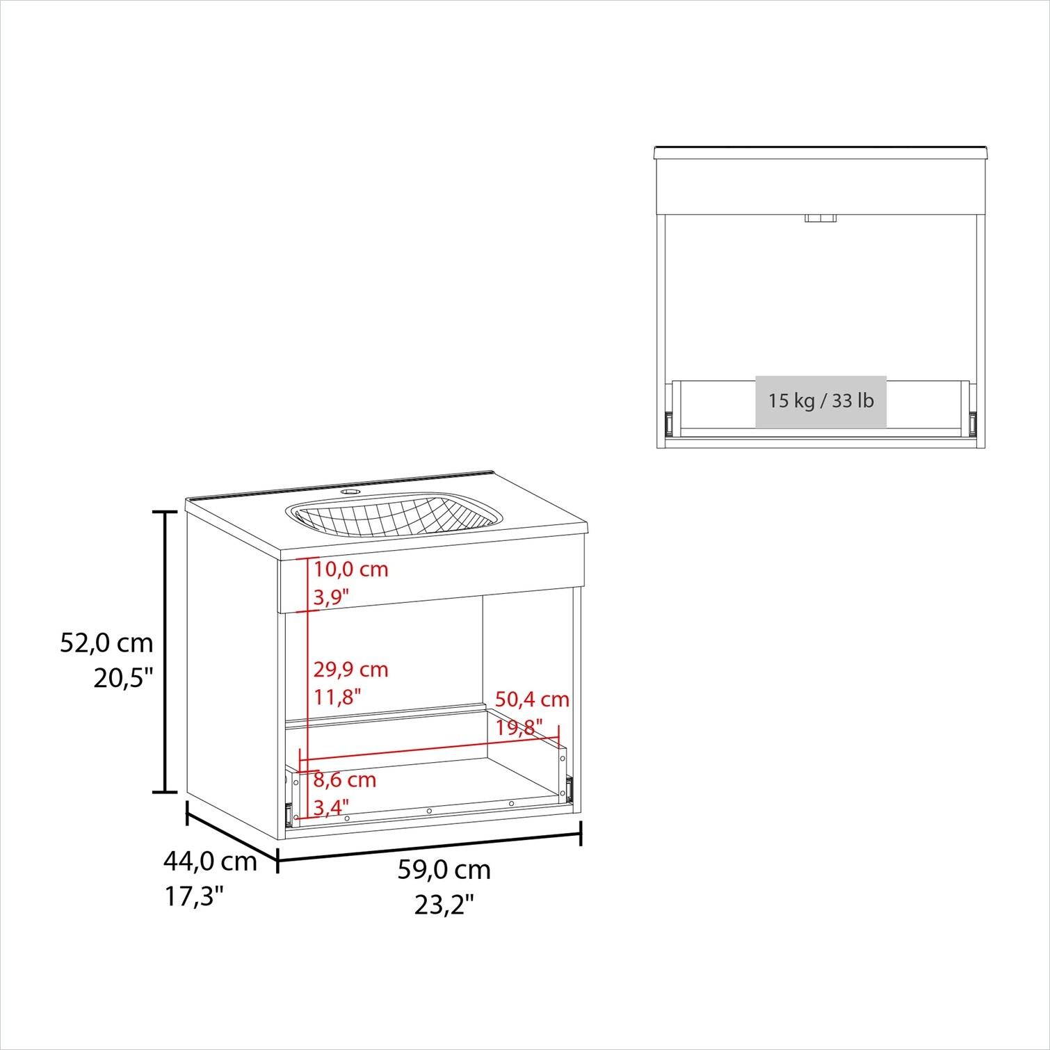 SunJet 9QF1D8CYV6WD Bath-Vanity-Combo - View #8