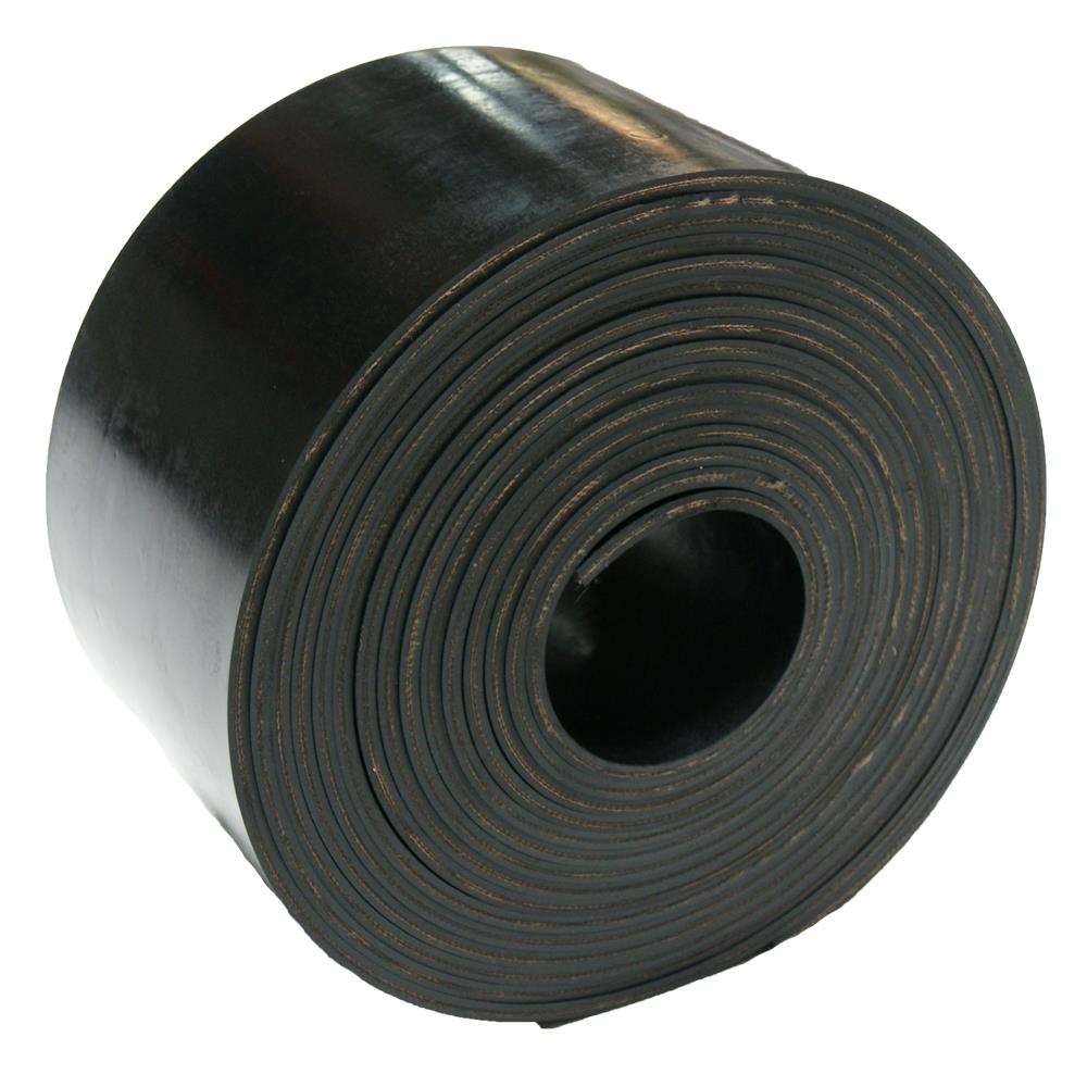 Rubber-Cal Neoprene 1/4-in T x 4-in W x 36-in L Black Commercial 60A Durometer Rubber Sheet | 30-S60-250-004-036