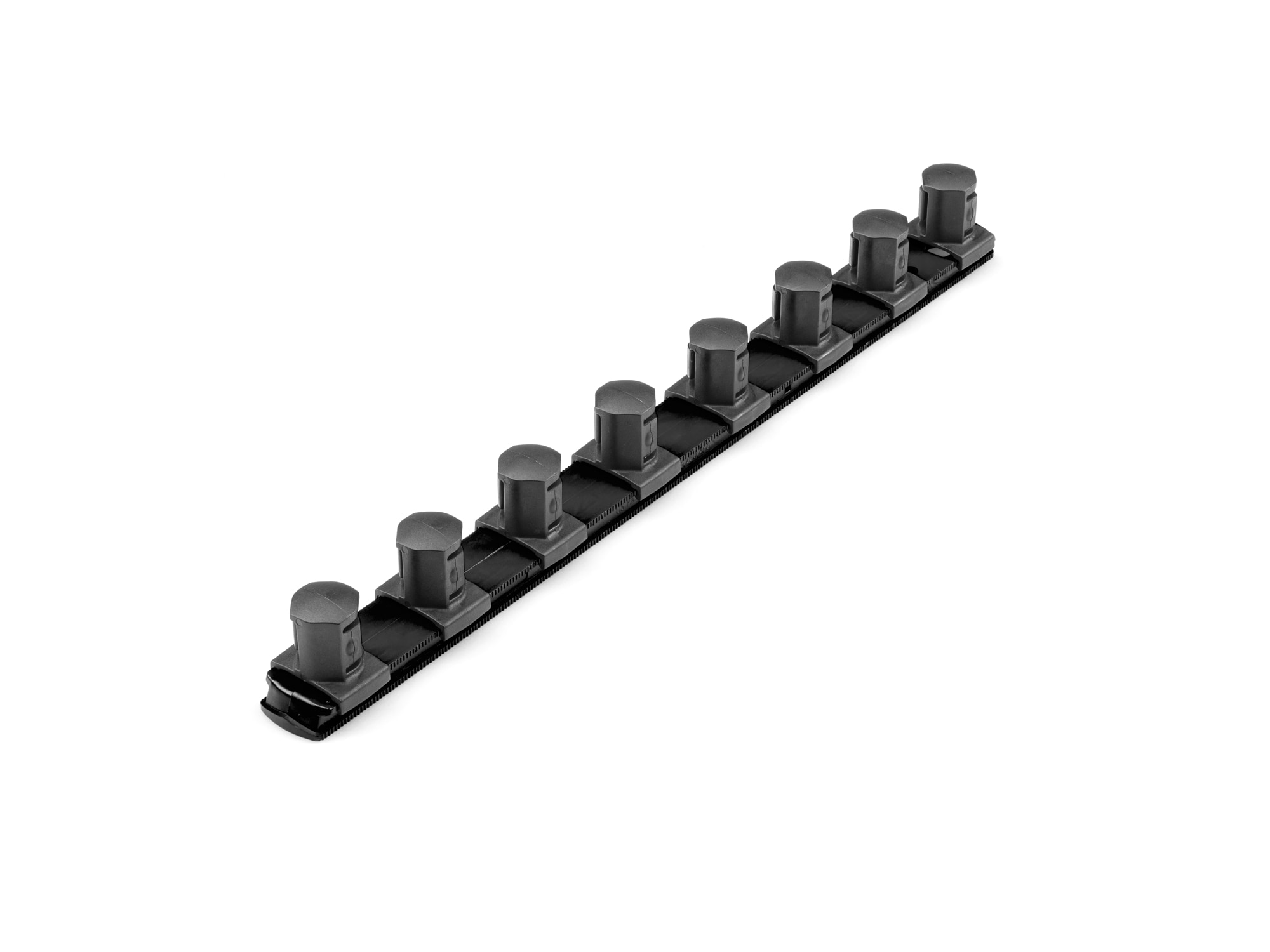 TEKTON OSR32208 Plastic Socket storage - 3/4 in drive x 13 inch socket rail with 8 clips