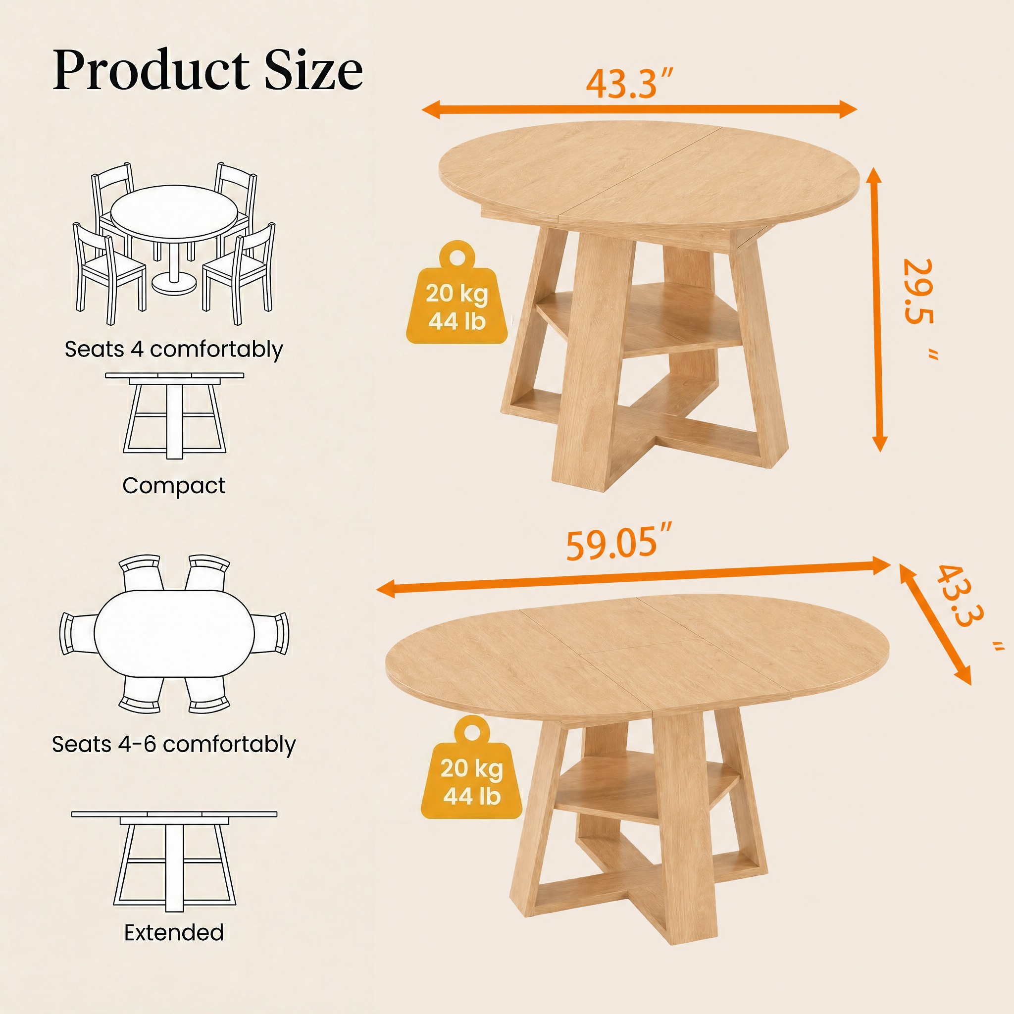 KTMBDW W3867P479239 Dining-Tables - View #4