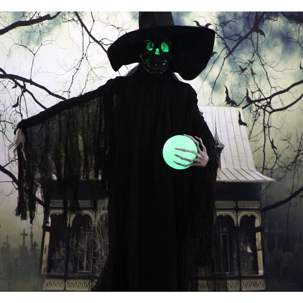 Haunted Hill Farm HHWITCH-2FL Halloween-Animatronics - View #7