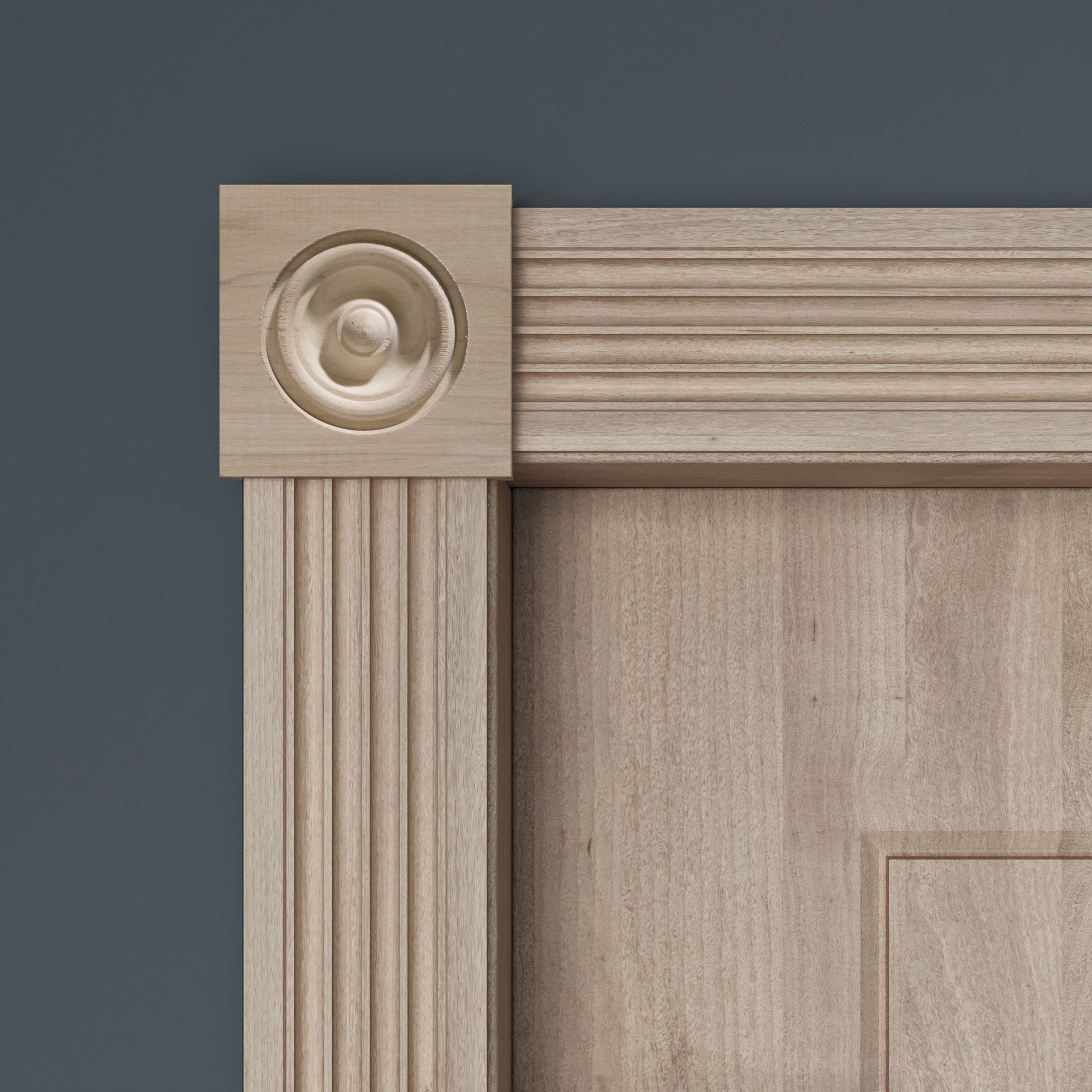 Ornamental Mouldings BG752CWHW Moulding-Blocks - View #2