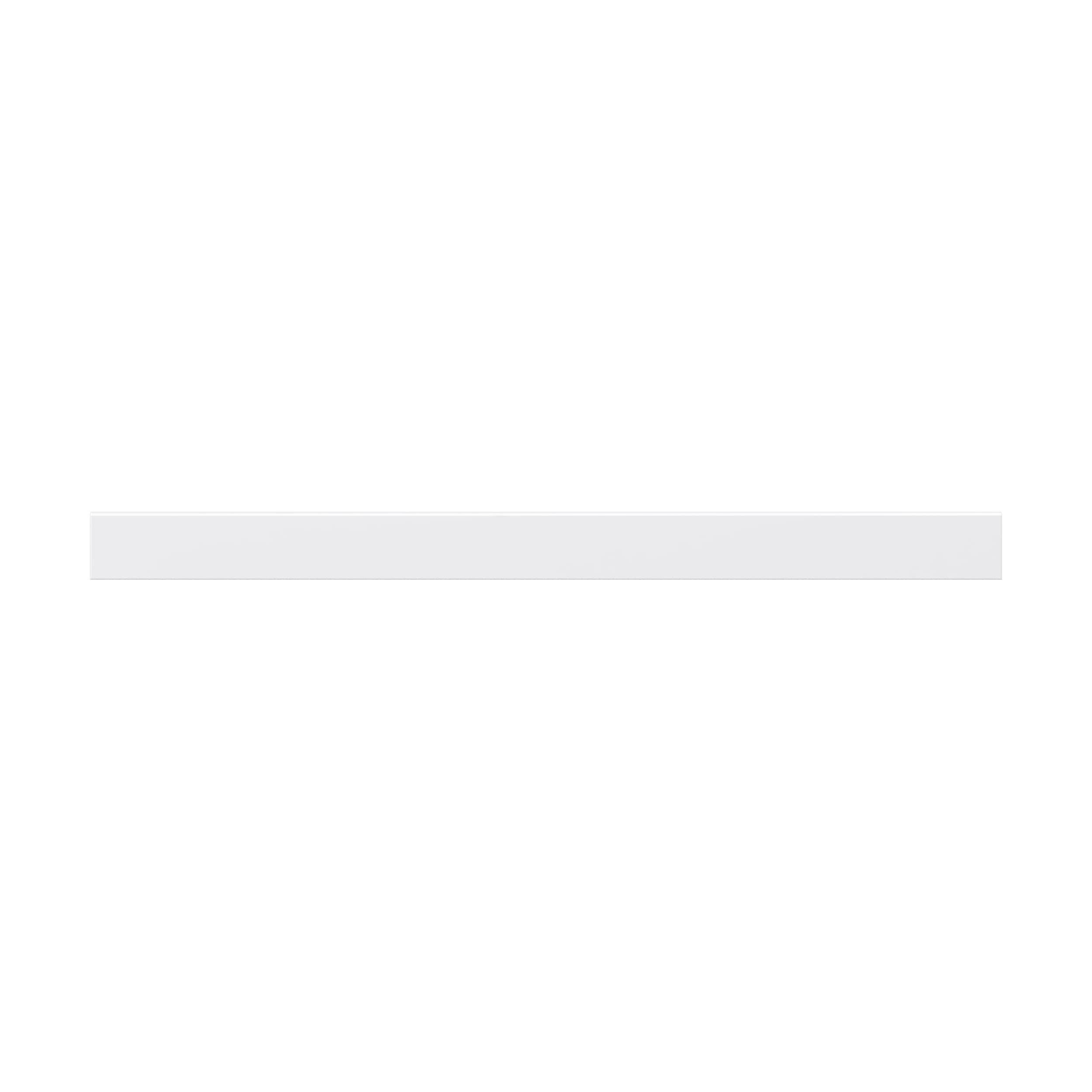 Project Source TOEKICK8 Cheyenne White Cabinet toe kick 96-in W x 4.5-in H x 0.62-in D White