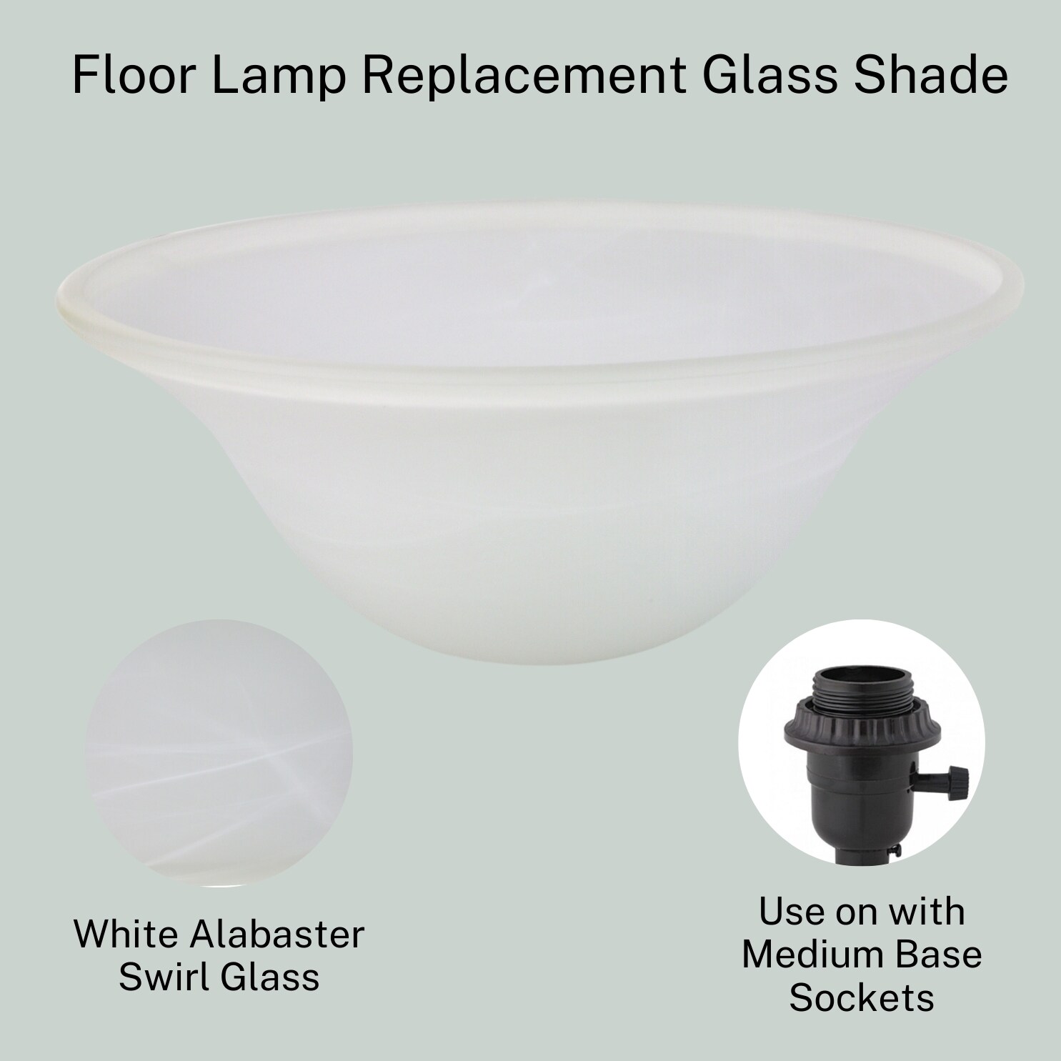 LIGHTACCENTS 2885-SHW-FBA- Light-Shades - View #4