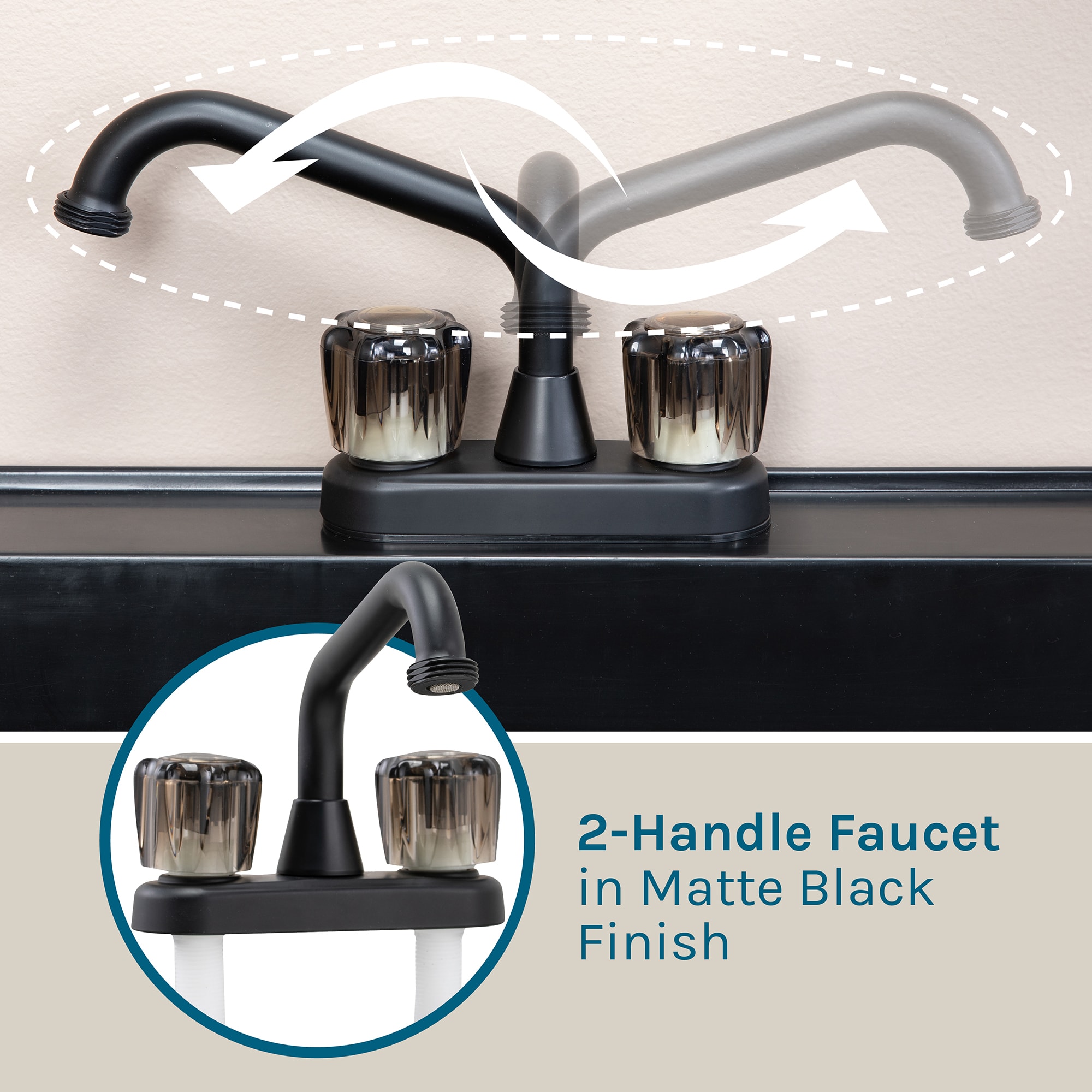 Cambridge Resources 040 US4505BKBK Laundry-Tubs-Utility-Sinks - View #2