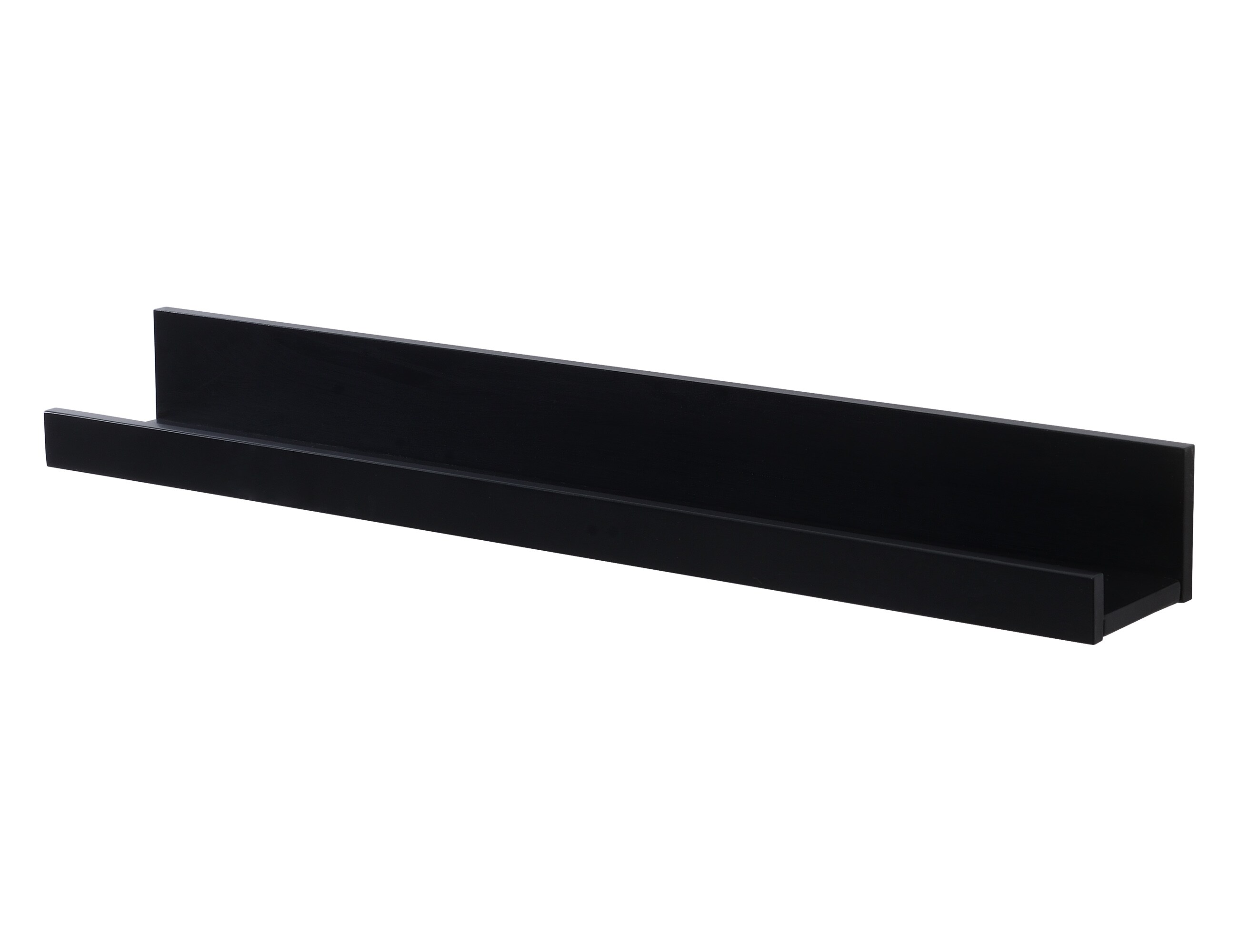 allen + roth Black Floating Shelf 30-in L x 4.49-in D (1