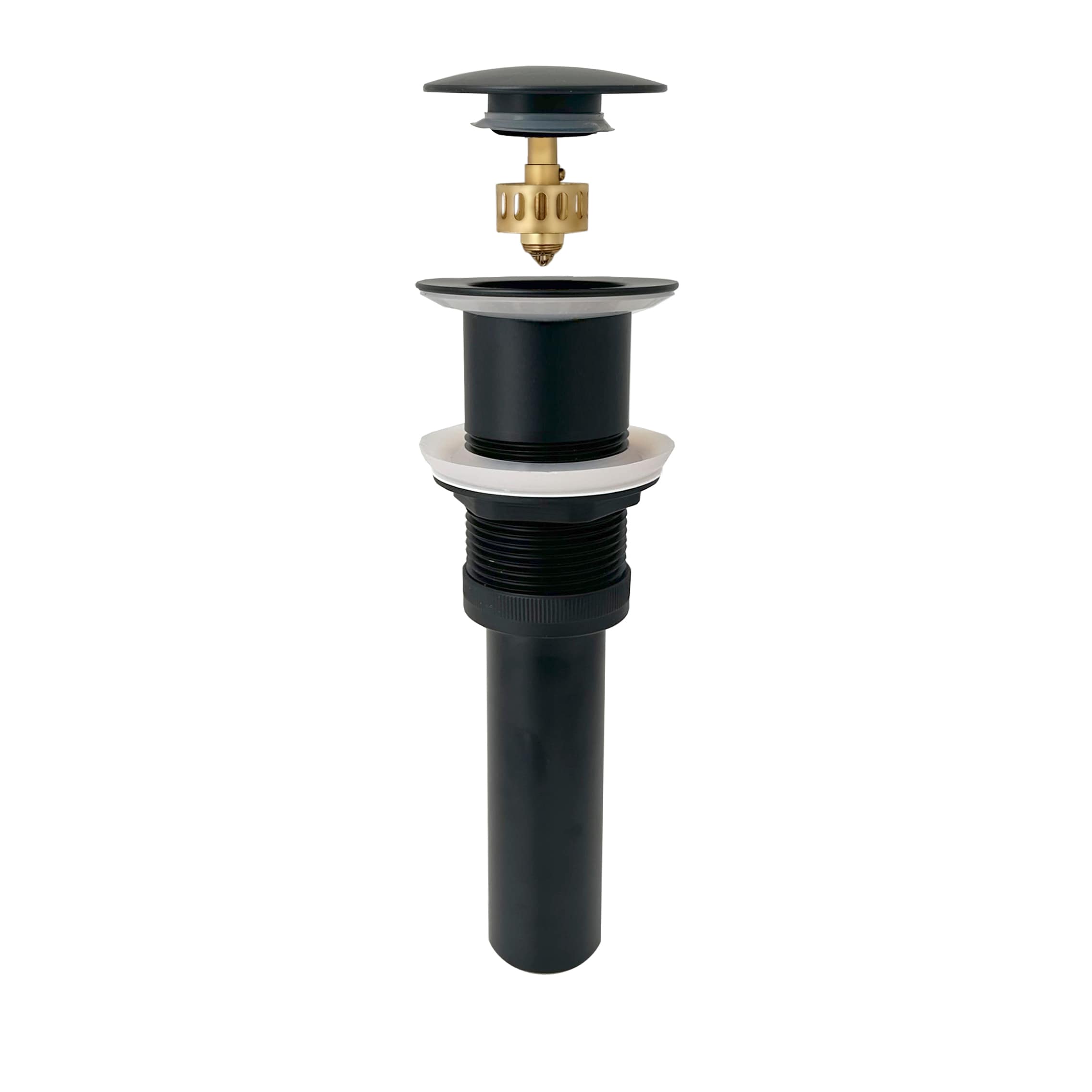 Stylish D-702N Pop-Up Drain Black Bathroom Sink pop up drain