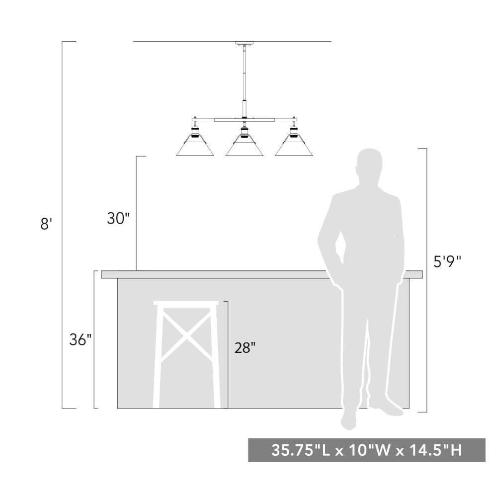 Golden Lighting 3306-LP BCB-OP Pendant-Lights - View #3