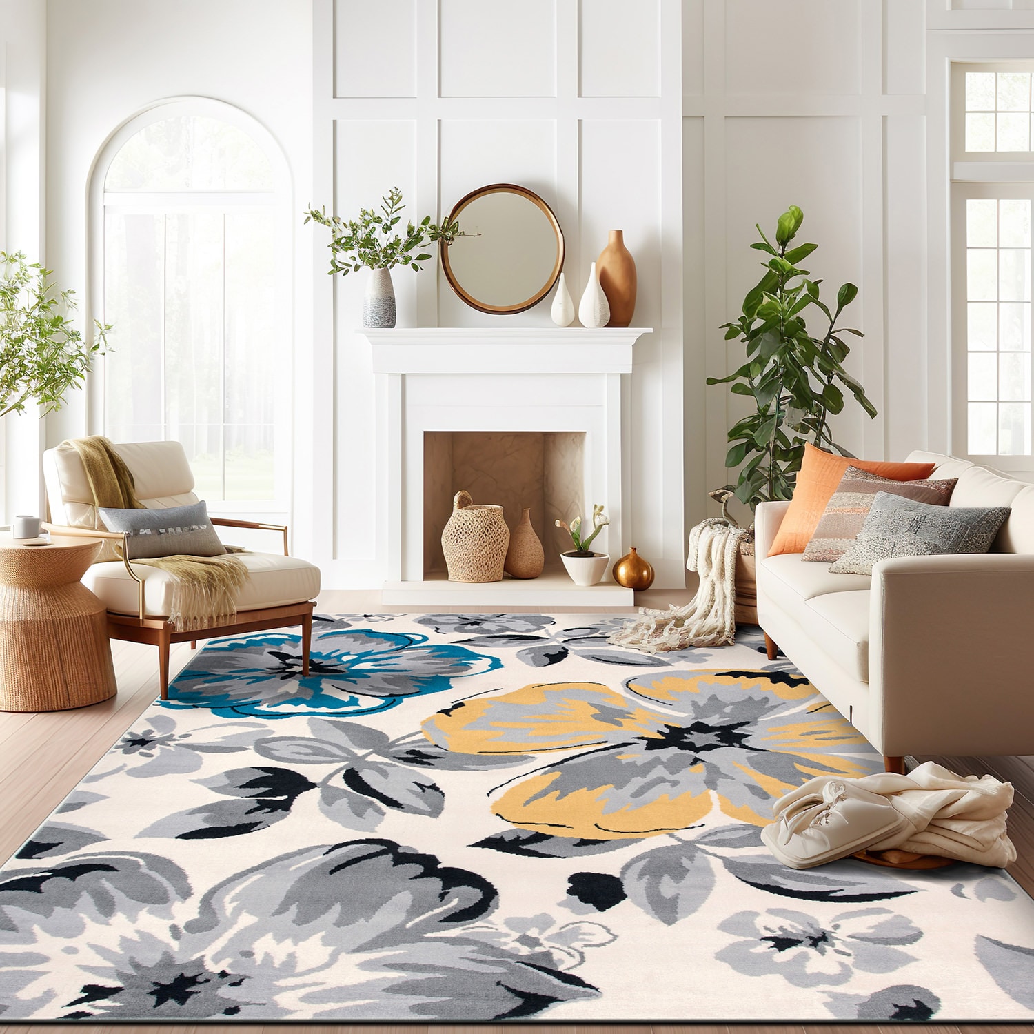 World Rug Gallery 9098BLUE9X12 rugs - View #7