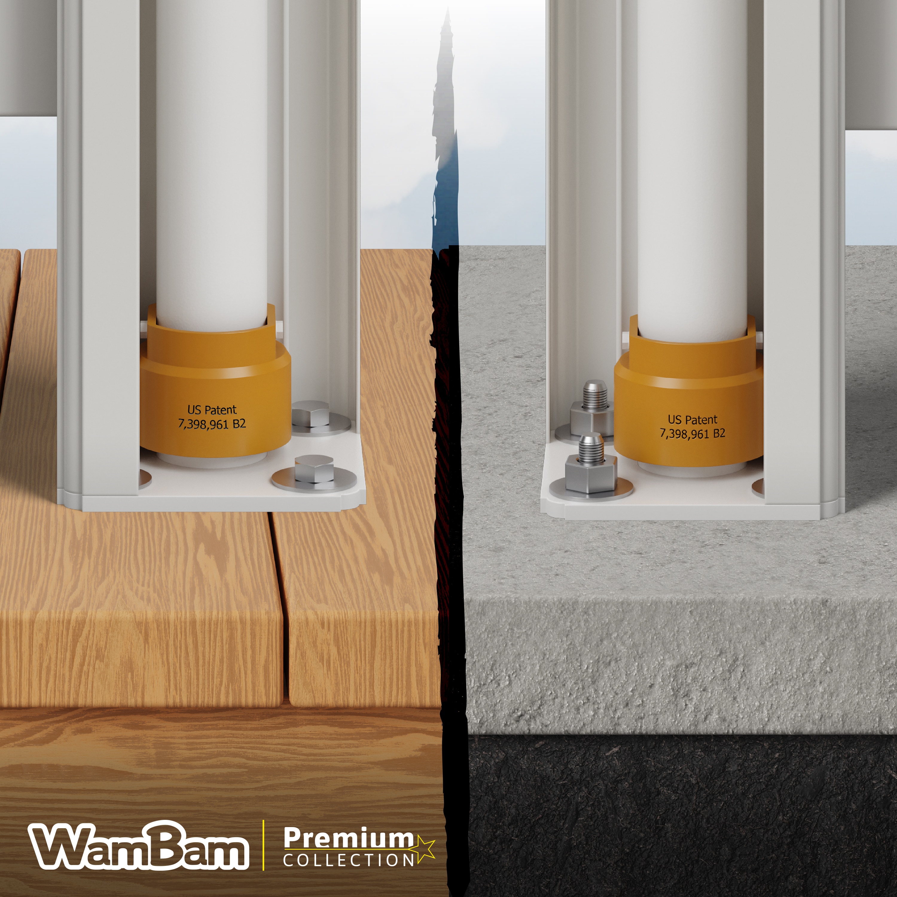 WamBam Fence SB64004 Vinyl-Fence-Panels - View #3