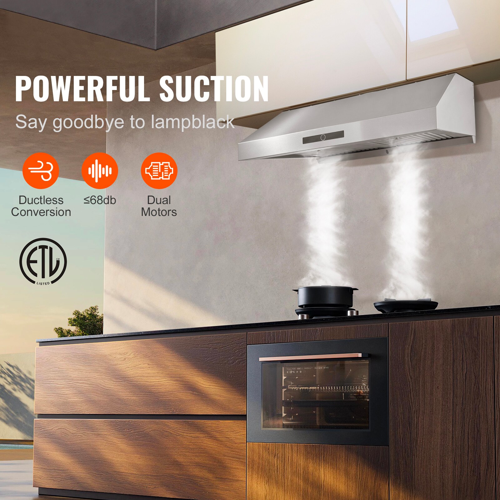 GoldHydroin RHWMAE0230B Undercabinet-Range-Hoods - View #7