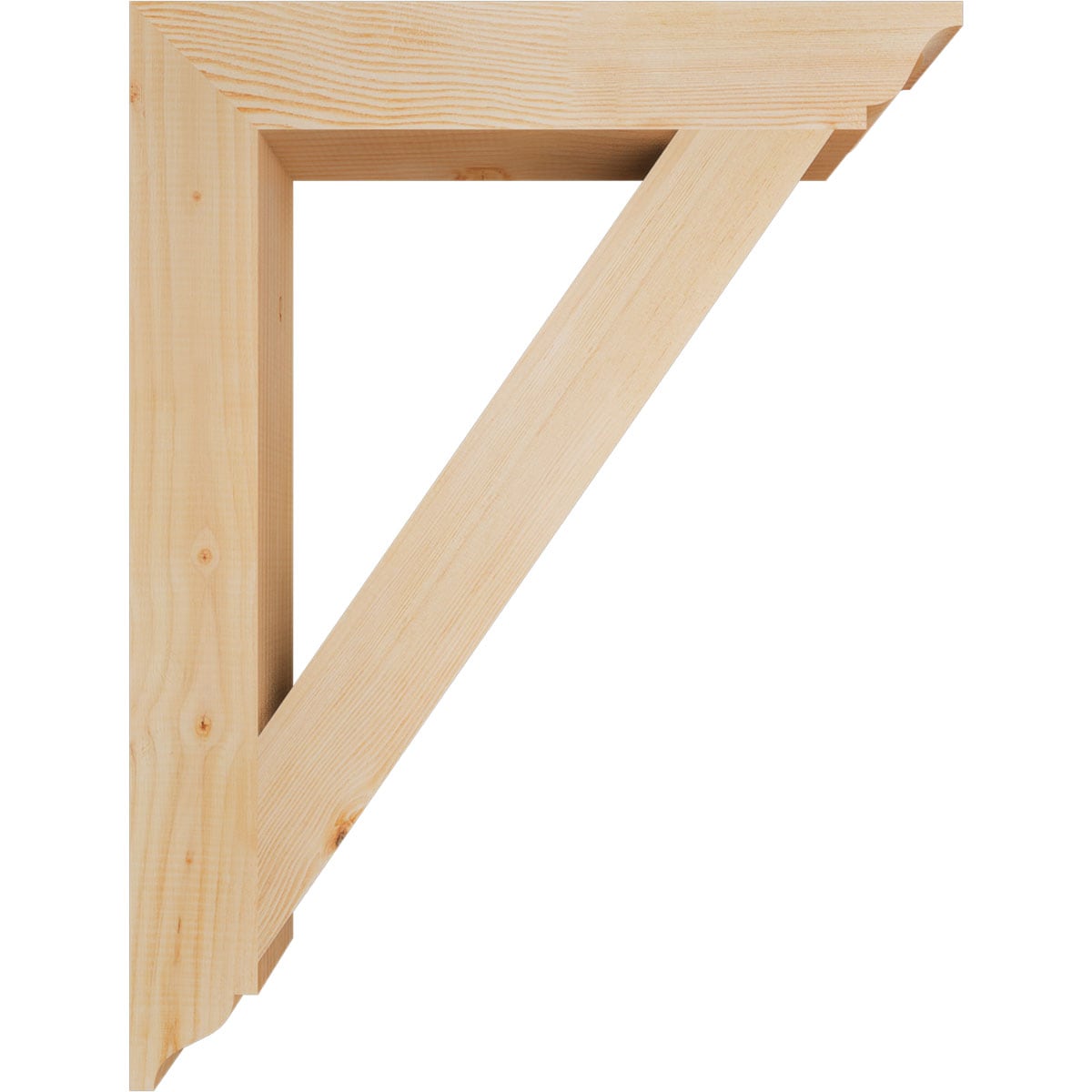 Ekena Millwork BKT04X26X34TRA01SDF Exterior-Brackets-Braces - View #3