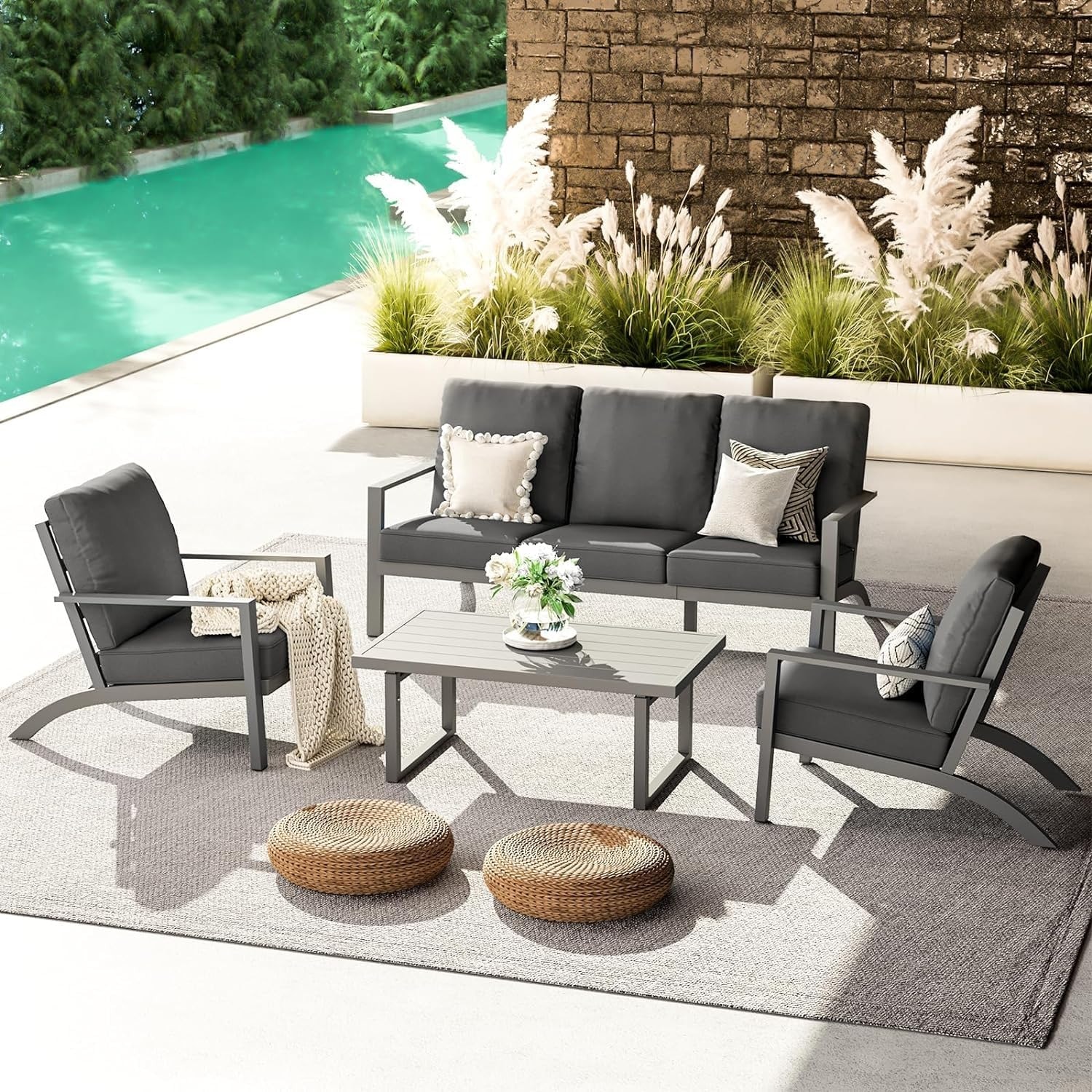 AECOJOY 16299BK-LS01 Patio-Sofas-Daybeds - View #6