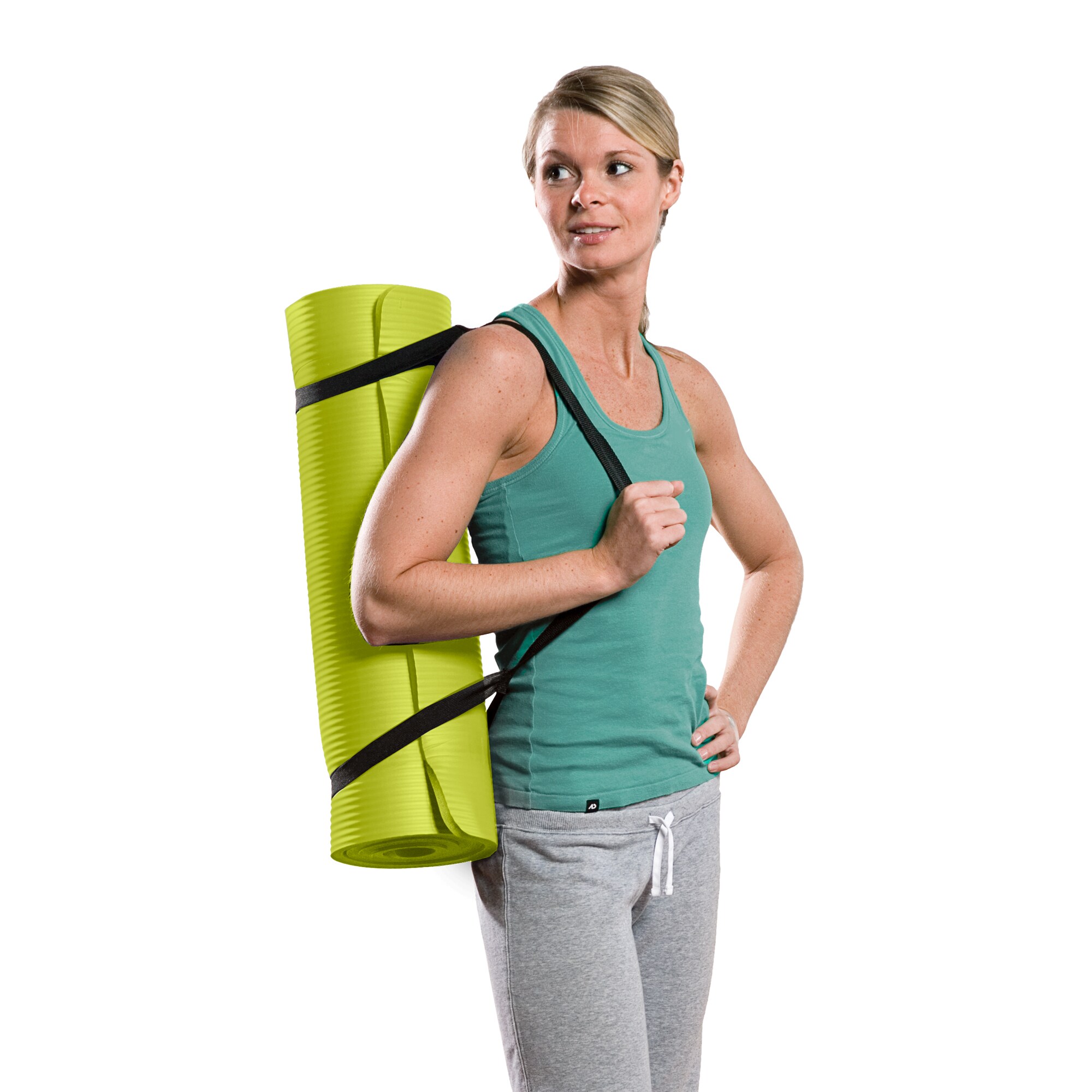 ThePrintFactory Namaste Cotton Yoga Mat Bag/Cover with Shoulder Strap -  Cotton Material (Off White) Cotton Carry Bag with Strap and Drawstring for  Yoga Mat- Big Size : : Sports, Fitness & Outdoors
