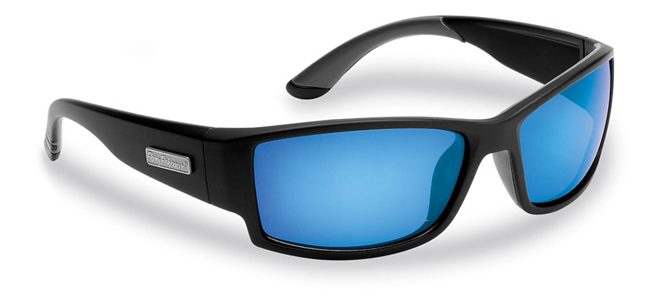 Flying Fisherman 7717BSB Razor Matte Black Blue Mirror Sunglasses