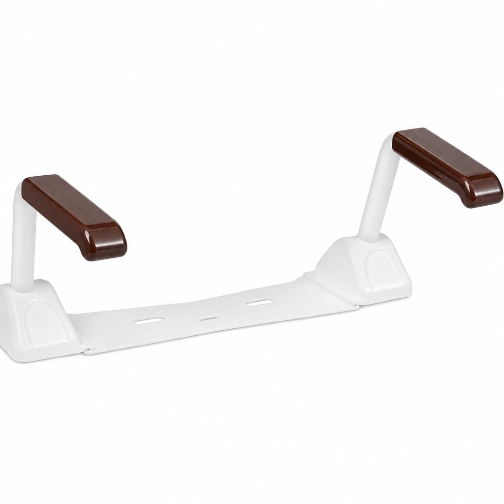 OGETFUUR Toilet Safety Rails for Seniors 520 Lbs Adjustable Toilet Handle for Elderly Disabled Handicap Toilet Safety Frame Grab Bars