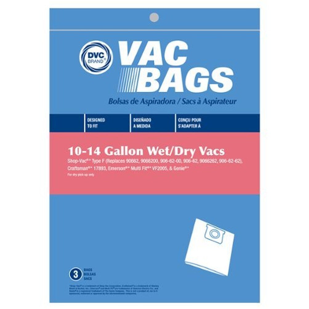 DVC SVR-1409X3-LWS1 Shop-Vacuum-Collection-Bags - View #2
