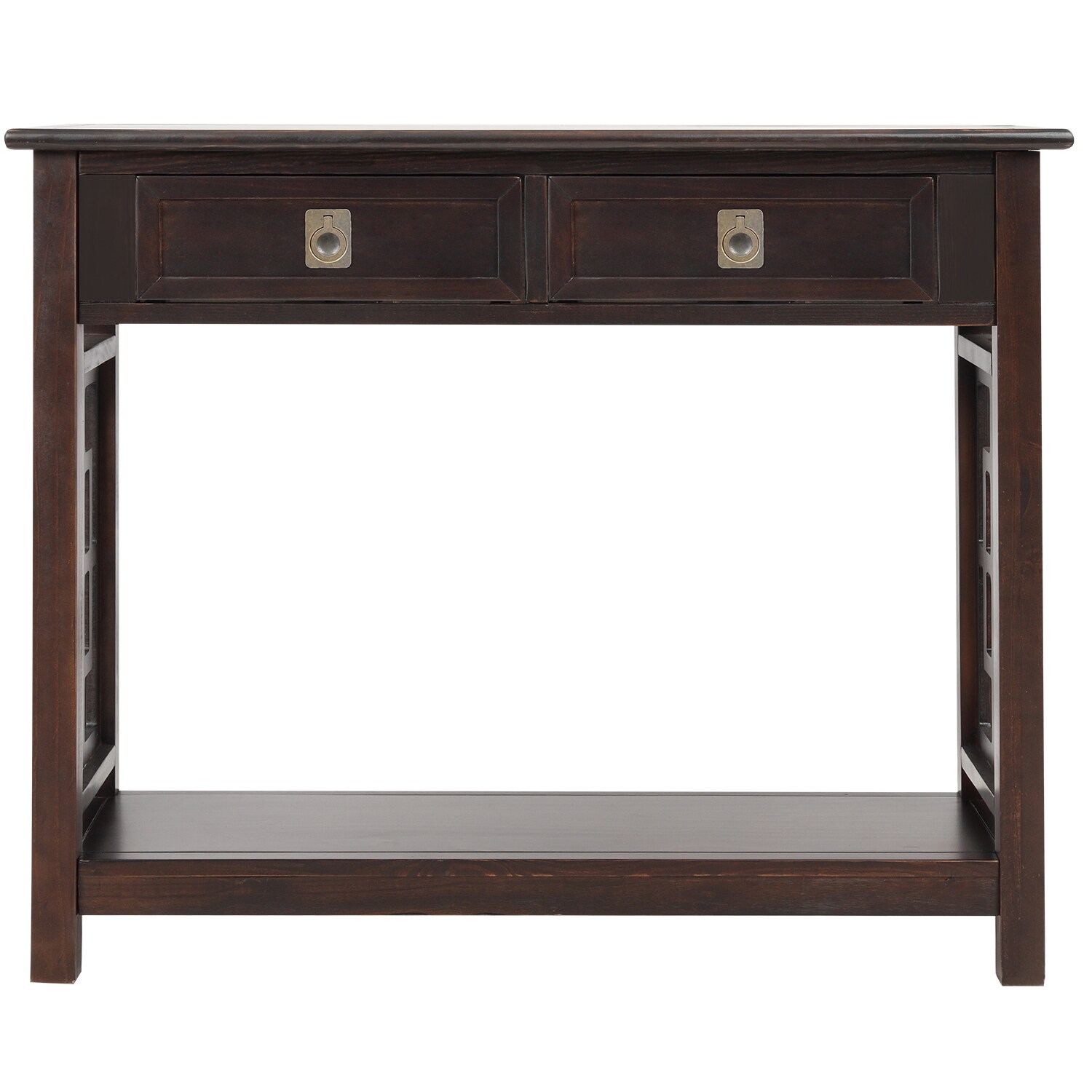 AHIOU HOME ZAAH-CT193883P Modern Espresso Console table