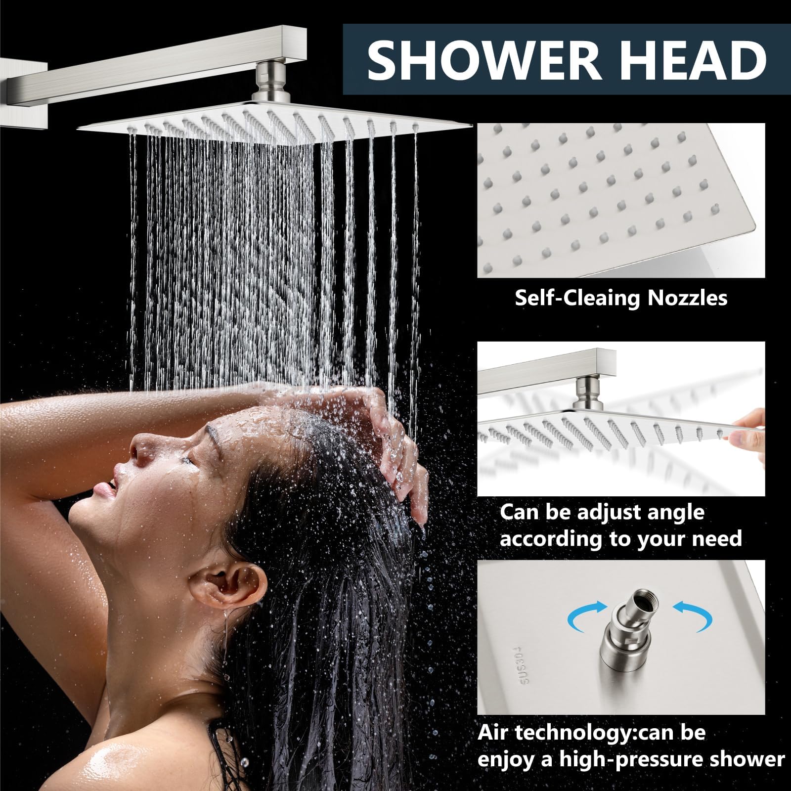 Afoxsos LAF0115S07 Showerhead-Bar-Panels - View #3