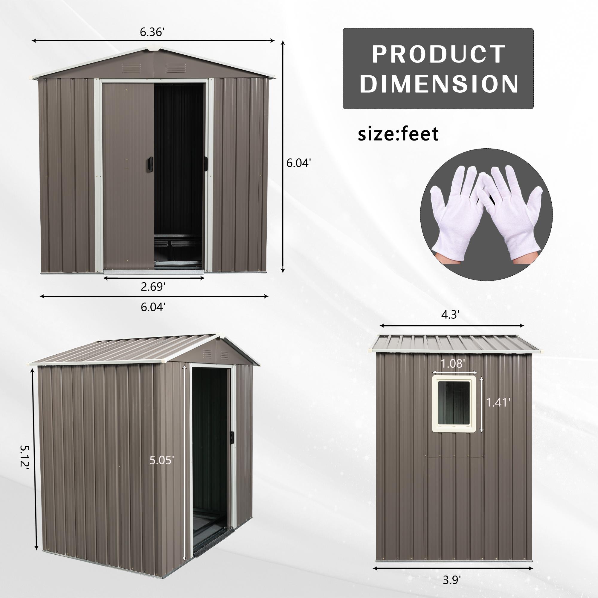Bayfeve BF-71036-SD Metal-Storage-Buildings-Sheds - View #7