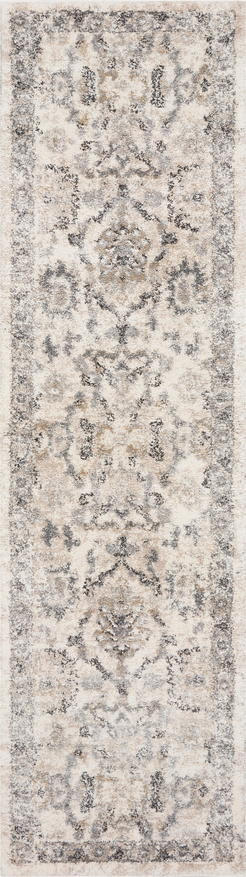 KAS Rugs 5 x 8 Ivory Indoor Floral/Botanical Bohemian/Eclectic Area Rug ...