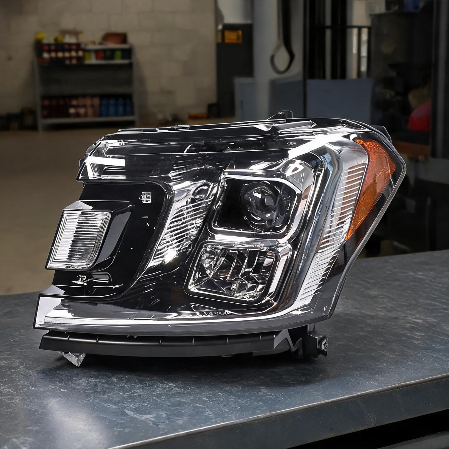 sunjurt Vehicle Headlight Assembly - Abs Plastic Car 27.6 x 16.9 x 9.8 ...