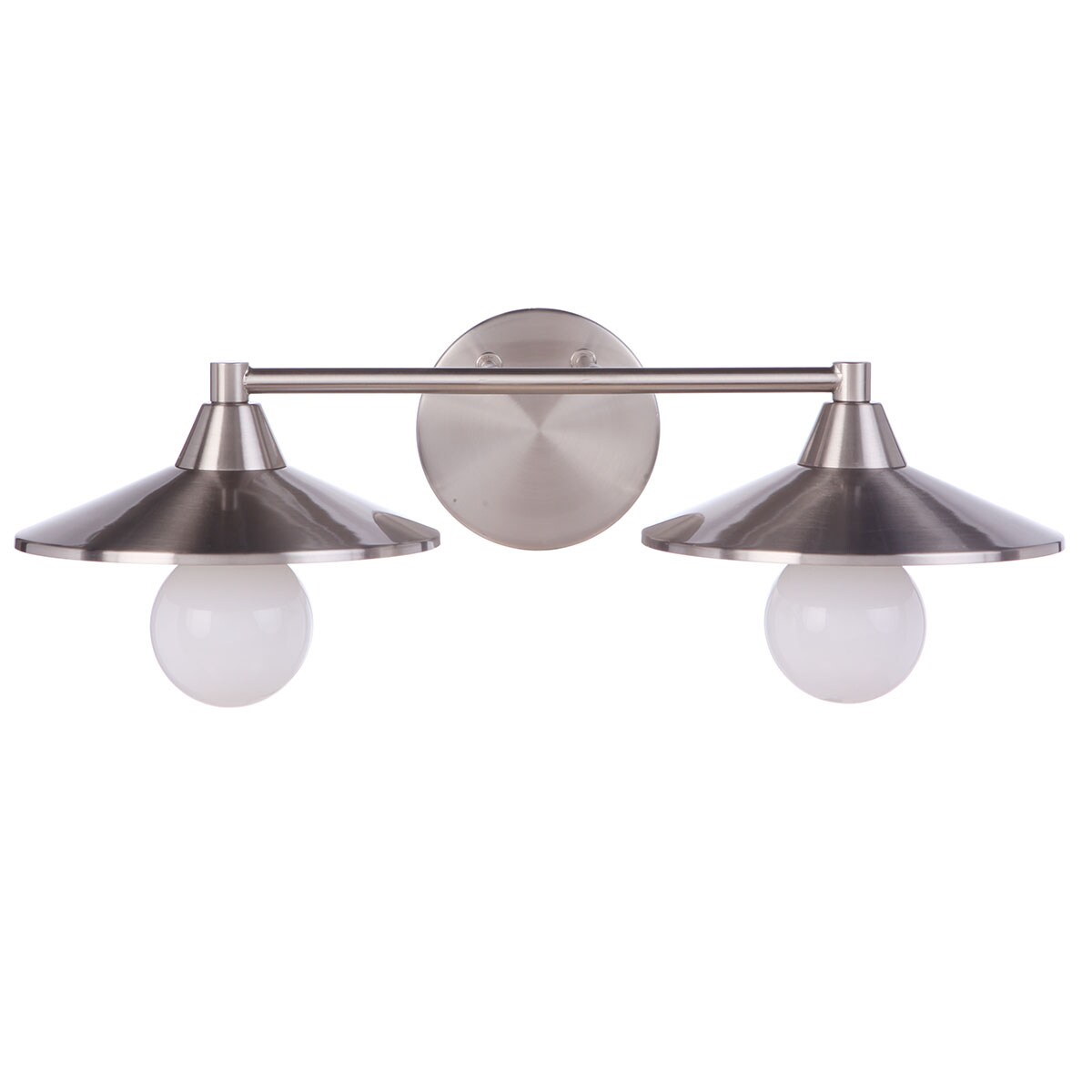 Craftmade 12519BNK2 Isaac 19.25-in 2 -Light Brushed Nickel Transitional Vanity light