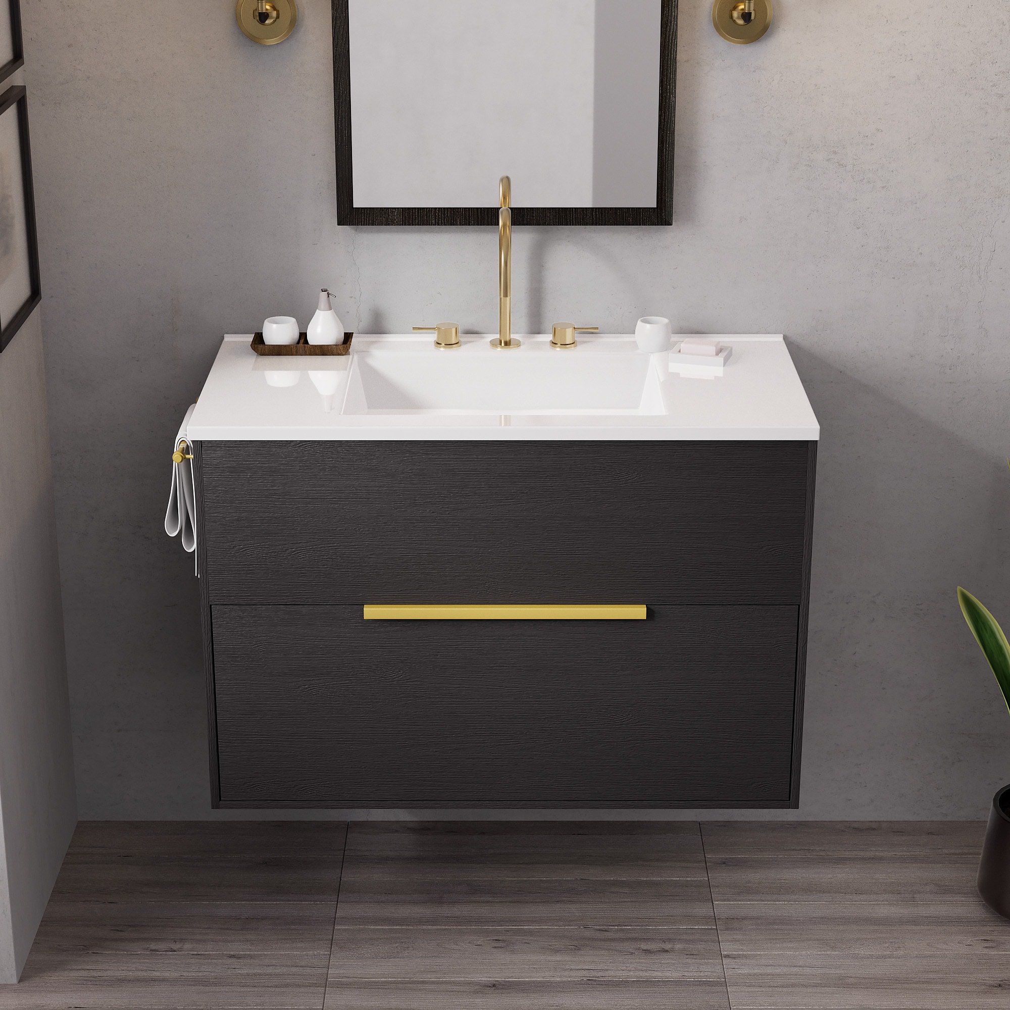JEAREY FYJW-36-SM Bath-Vanity-Combo - View #3