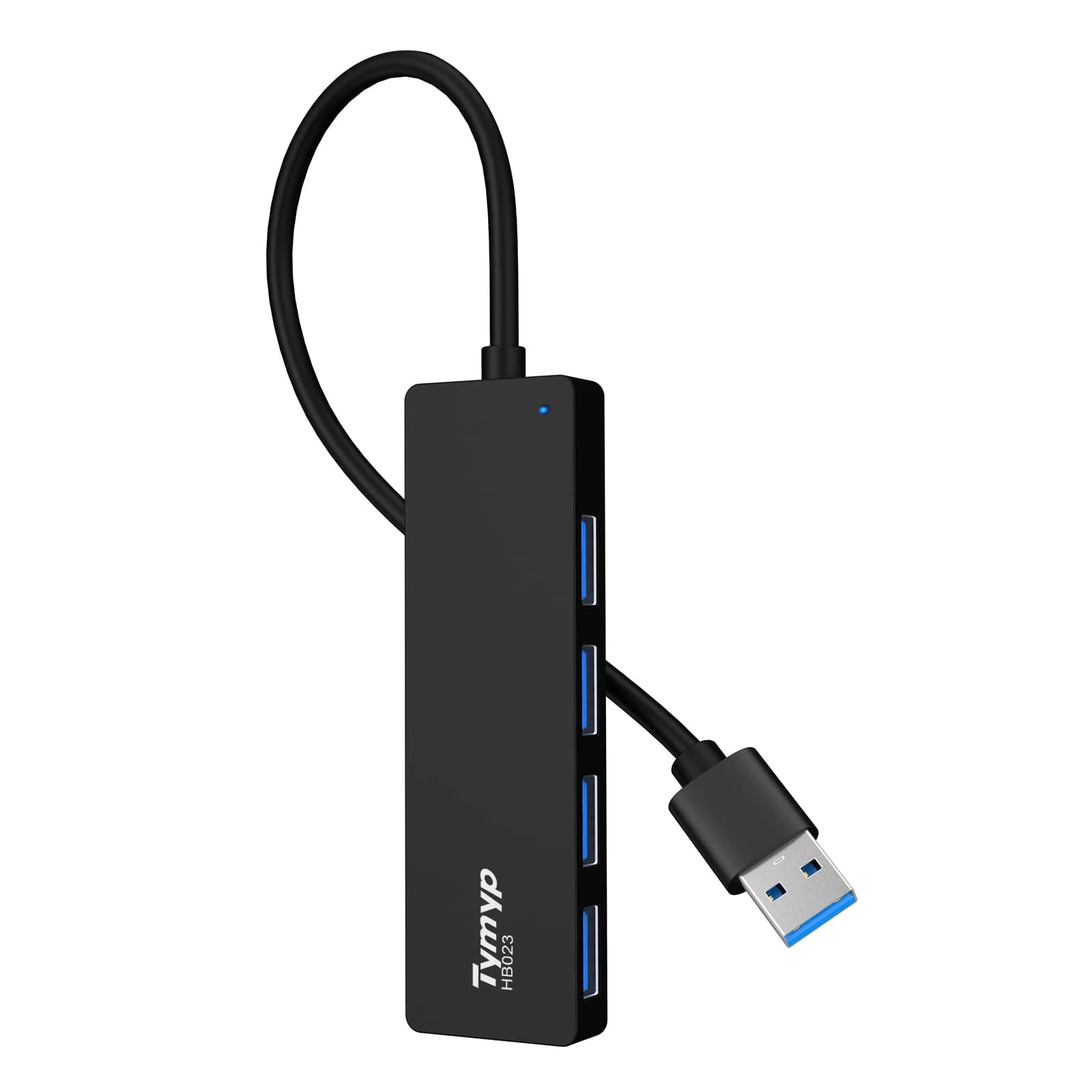 OIAHOMY USB 3.0 Hub 4 Port Extra Light Data Hub Adapter with 5Gbps Transfer Speed for MacBook iMac USB Flash Drives and More Perfect for Fans of USB Microscopes and Pocket Microscopes #HB023-HJQ001