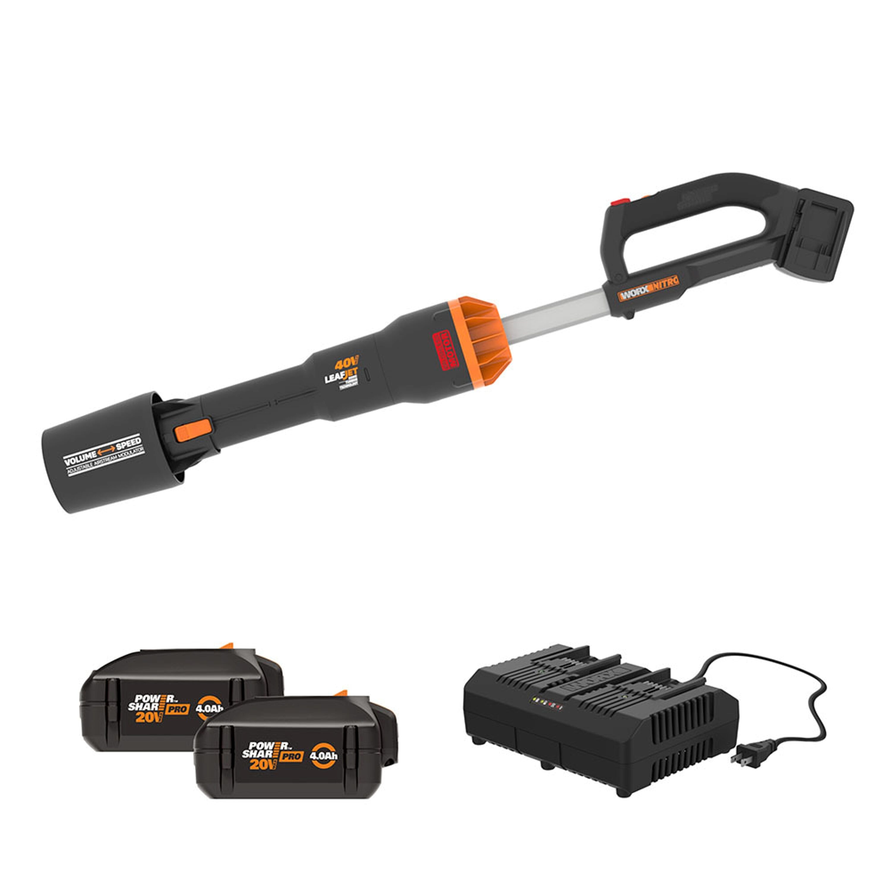 40V MAX 120 MPH 90 CFM Cordless Battery Powered Handheld Leaf Blower &  Vacuum Kit with (1) 1.5Ah Battery & Charger