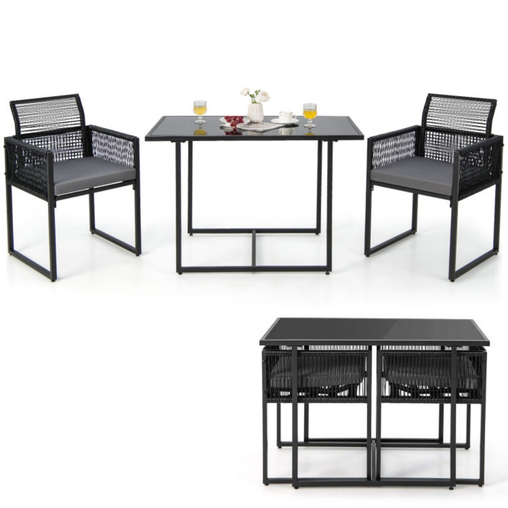 Clihome CWCH-OP70AD695 Patio-Dining-Sets - View #4