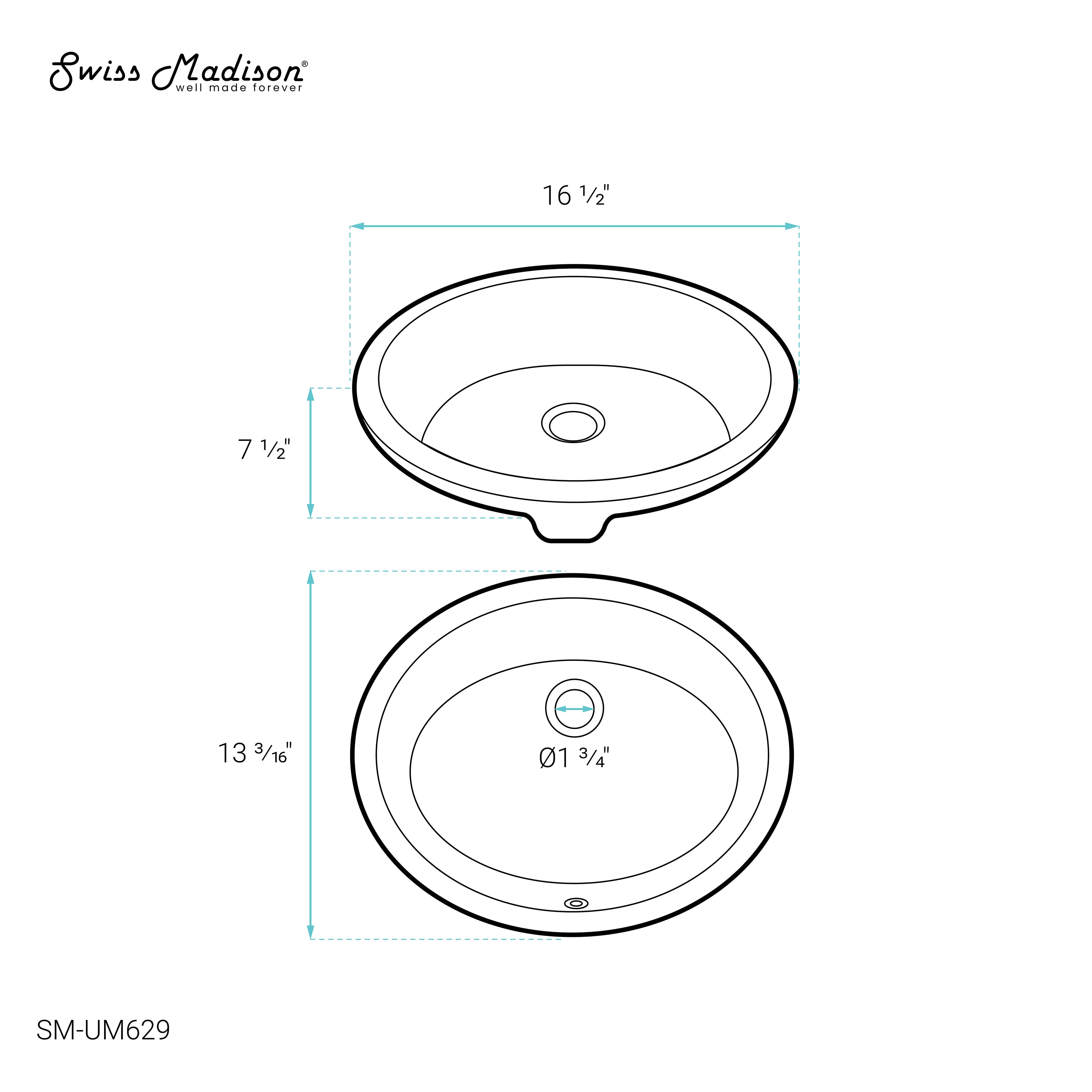 Swiss Madison SM-25-KUNNS05WH Bath-Sink - View #7