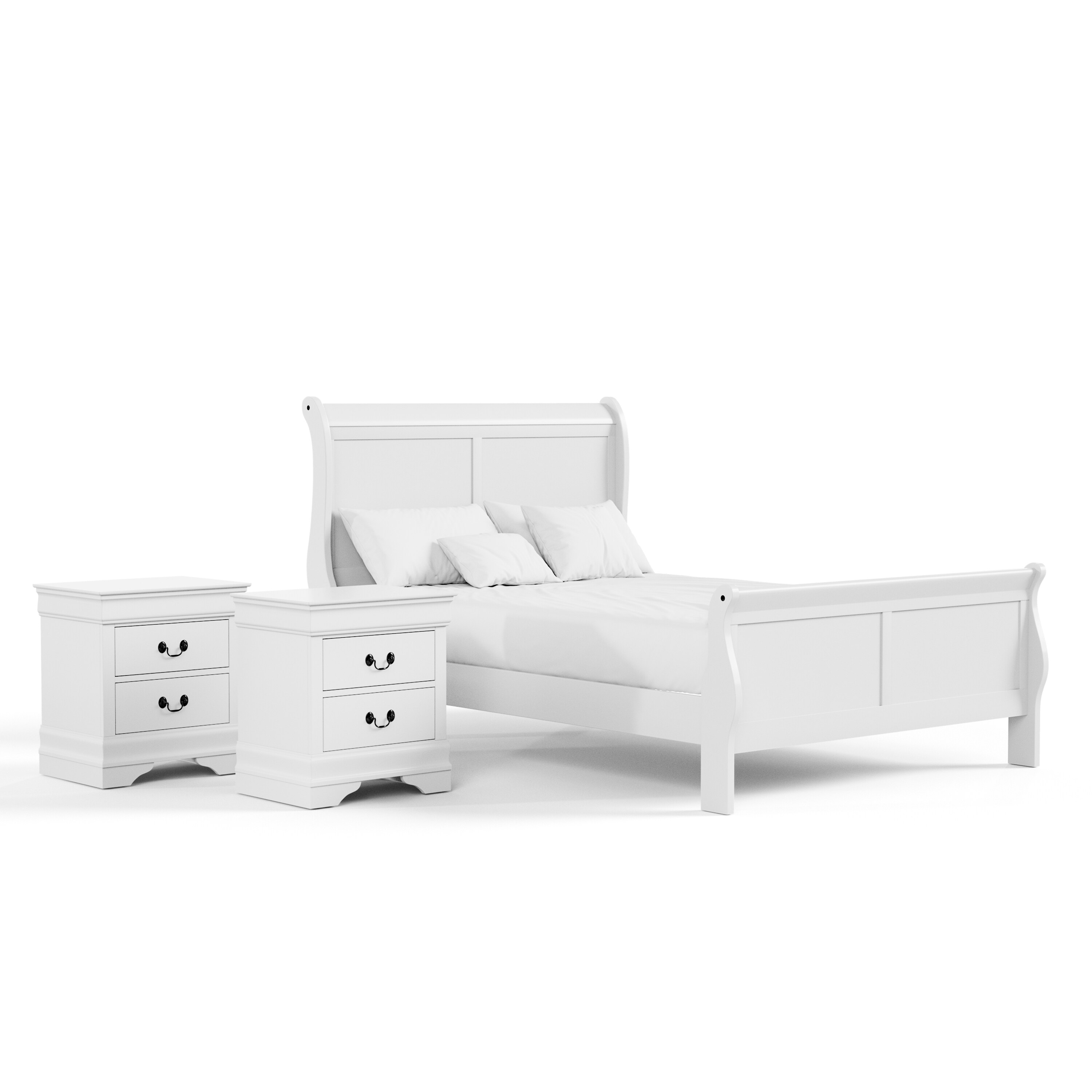Furniture of America EC-7866WH-F-2NS Bedroom-Sets - View #2