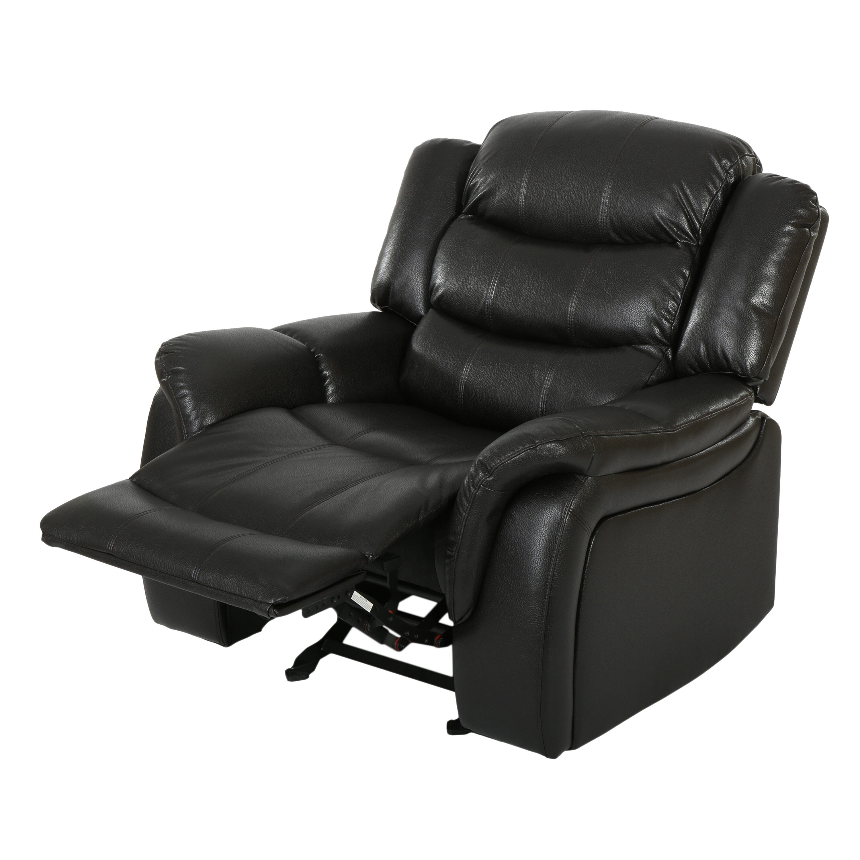 Best Selling Home Decor Black Berry Polyester Upholstered Recliner at ...