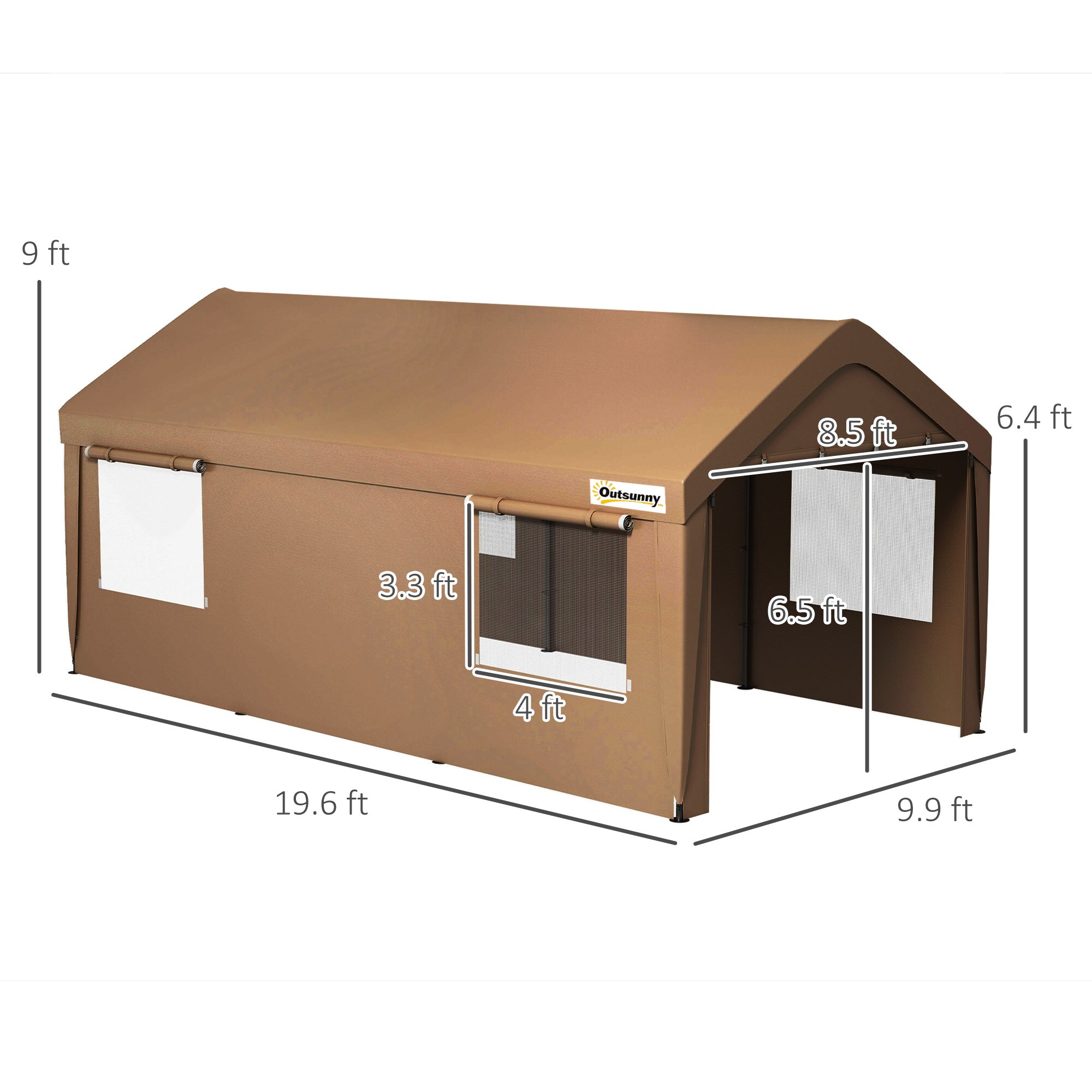 Lycvki CP-6 Carport-Covers - View #4