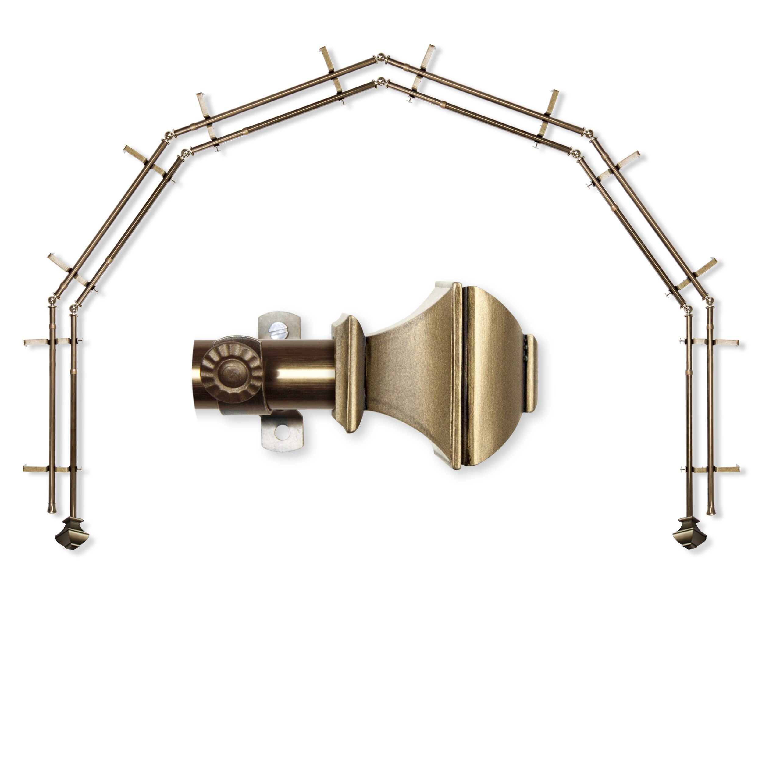 Hart & Harlow L-6BAY-82-4D Curtain-Rods - View #2