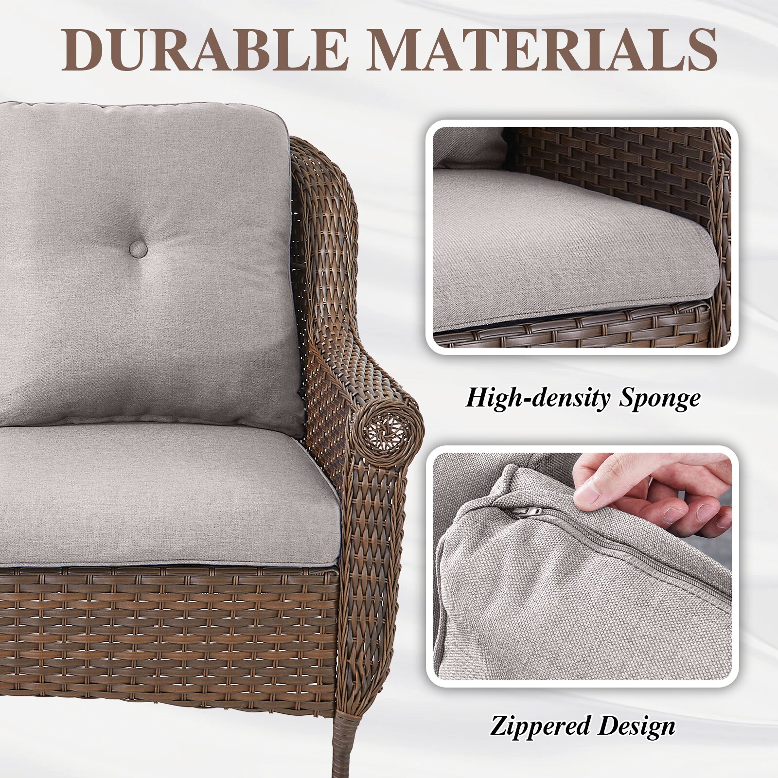 Jeehope PASPBR12-3 Patio-Sofas-Daybeds - View #4