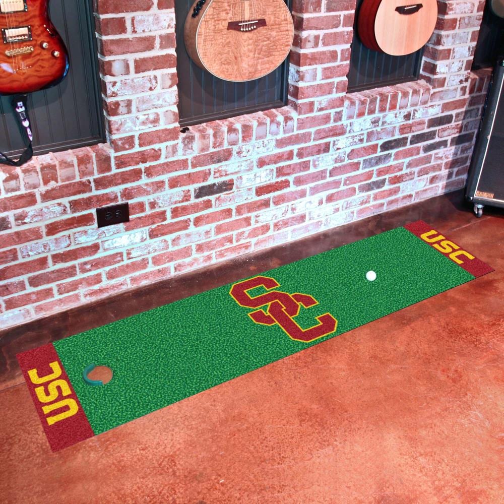 FANMATS 9089 1.5-ft x 6-ft NCAA Putting Green Mat Putting Green