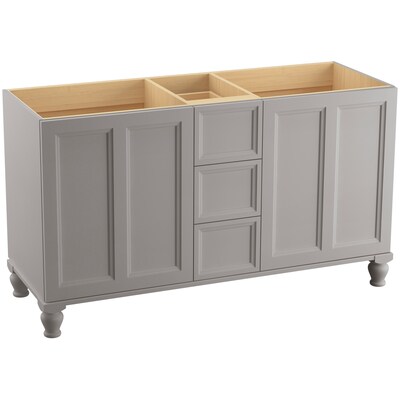 KOHLER Damask 42-in Mohair Grey Bathroom Vanity Cabinet KOHLER Damask 42-in Mohair Grey Bathroom Vanity Cabinet