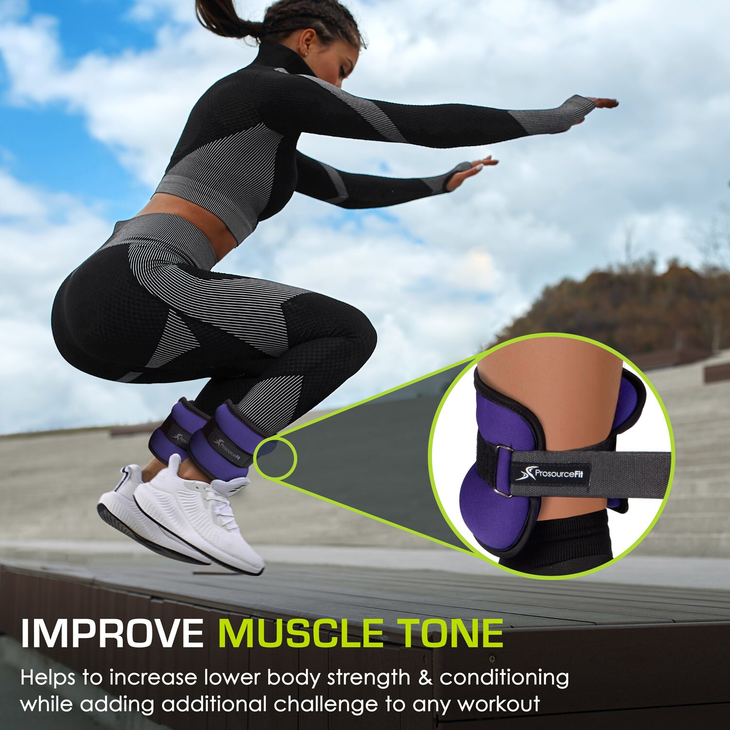 ProsourceFit PS-1233-AW-PURPLE Weight-Training-Accessories - View #4