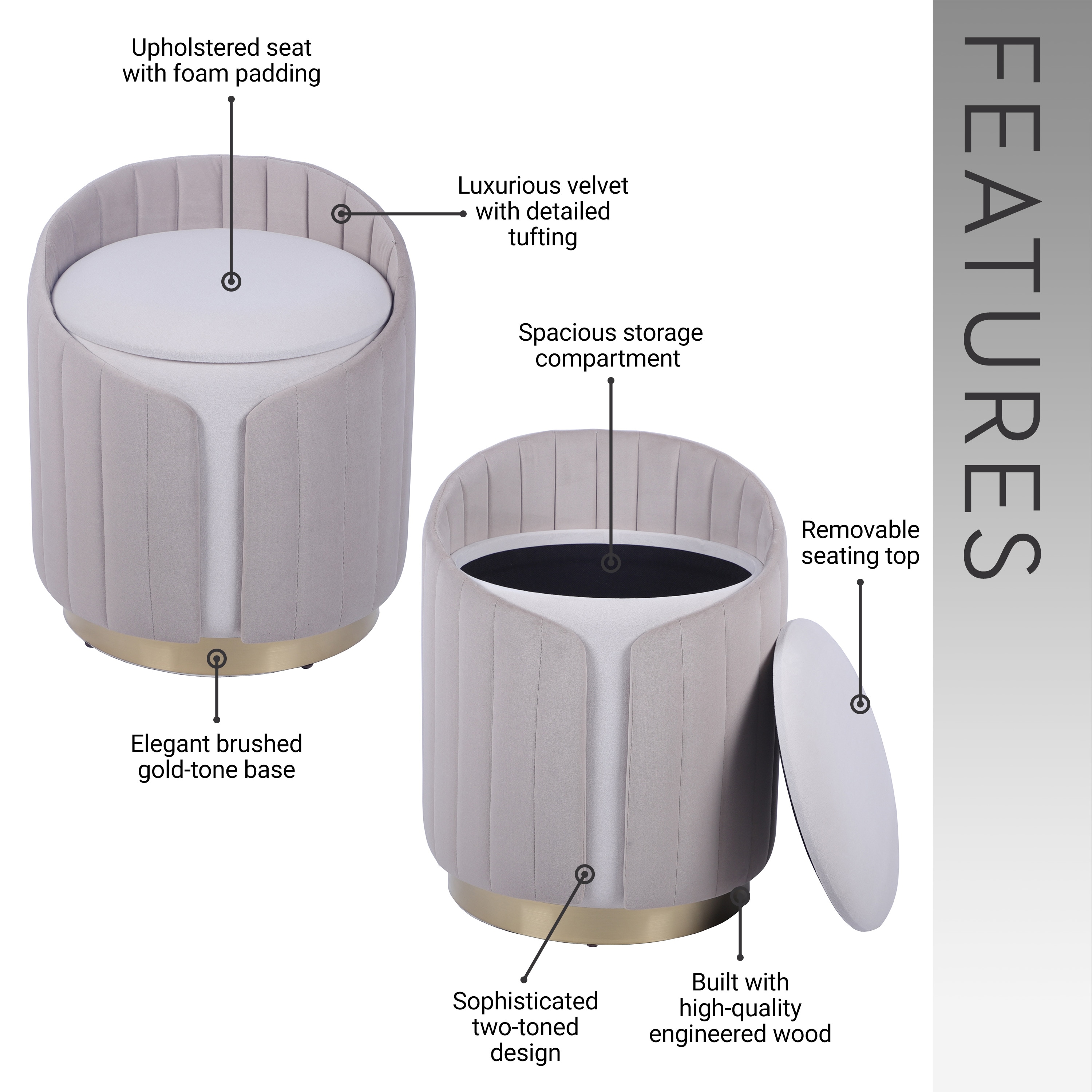 LUXEYARD DS-R-295193 Indoor-Ottomans - View #3