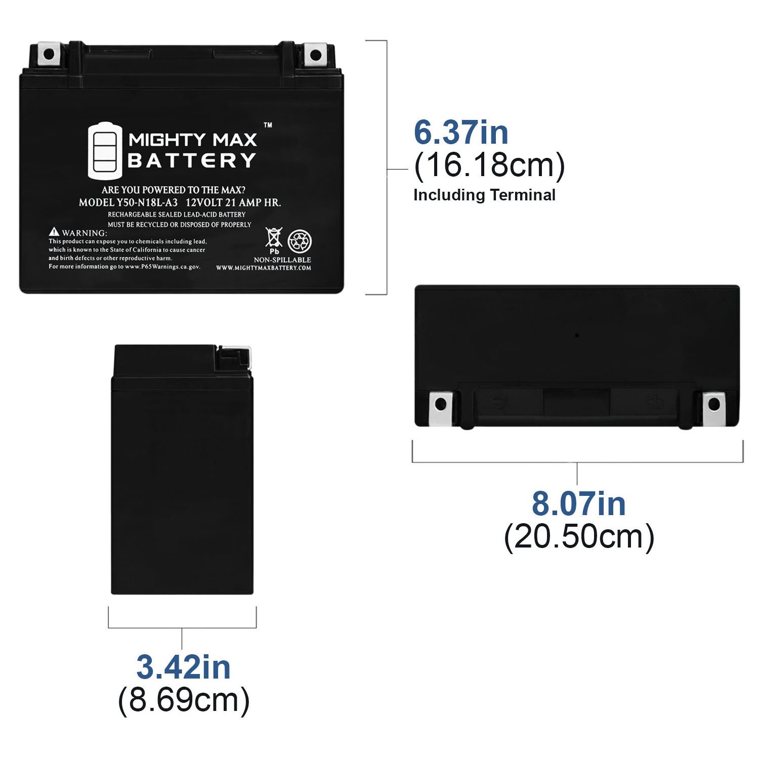 Mighty Max Battery MAX3508751 Device-Replacement-Batteries - View #4
