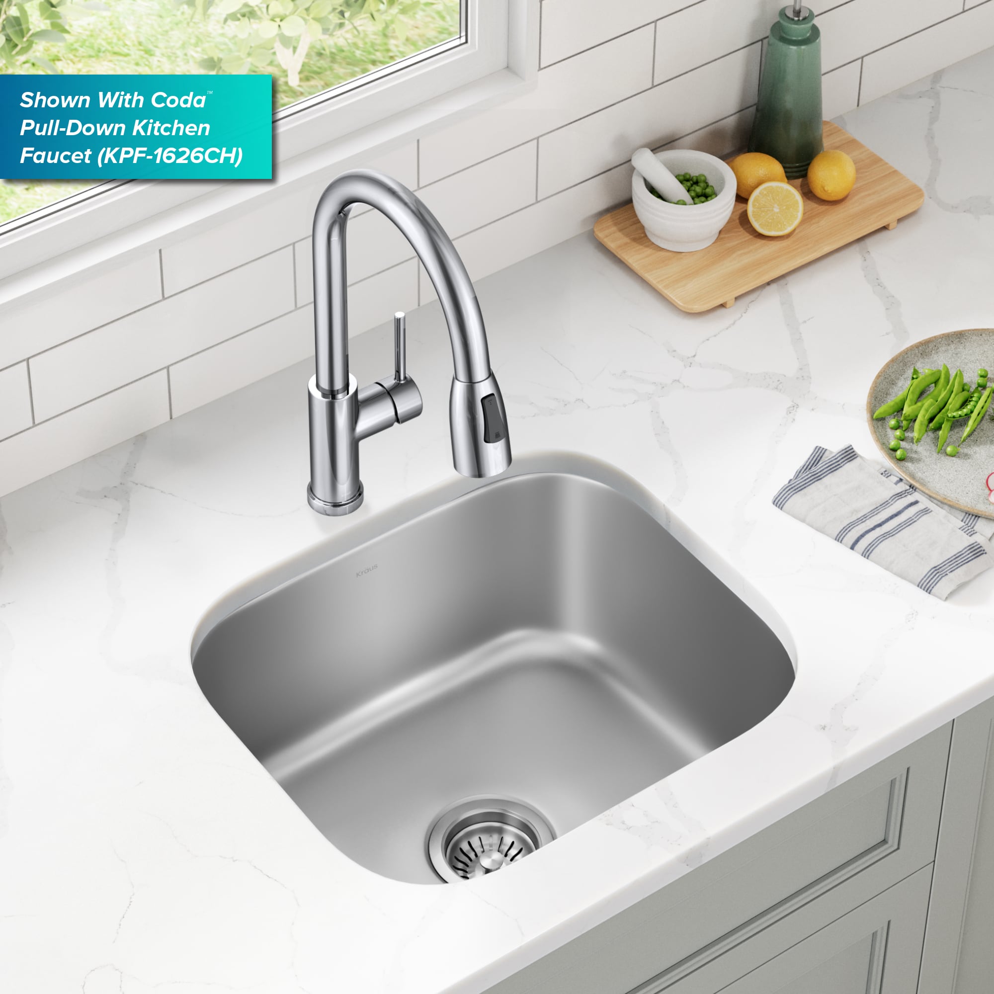 Kraus KBU11 Kitchen-Sinks - View #4