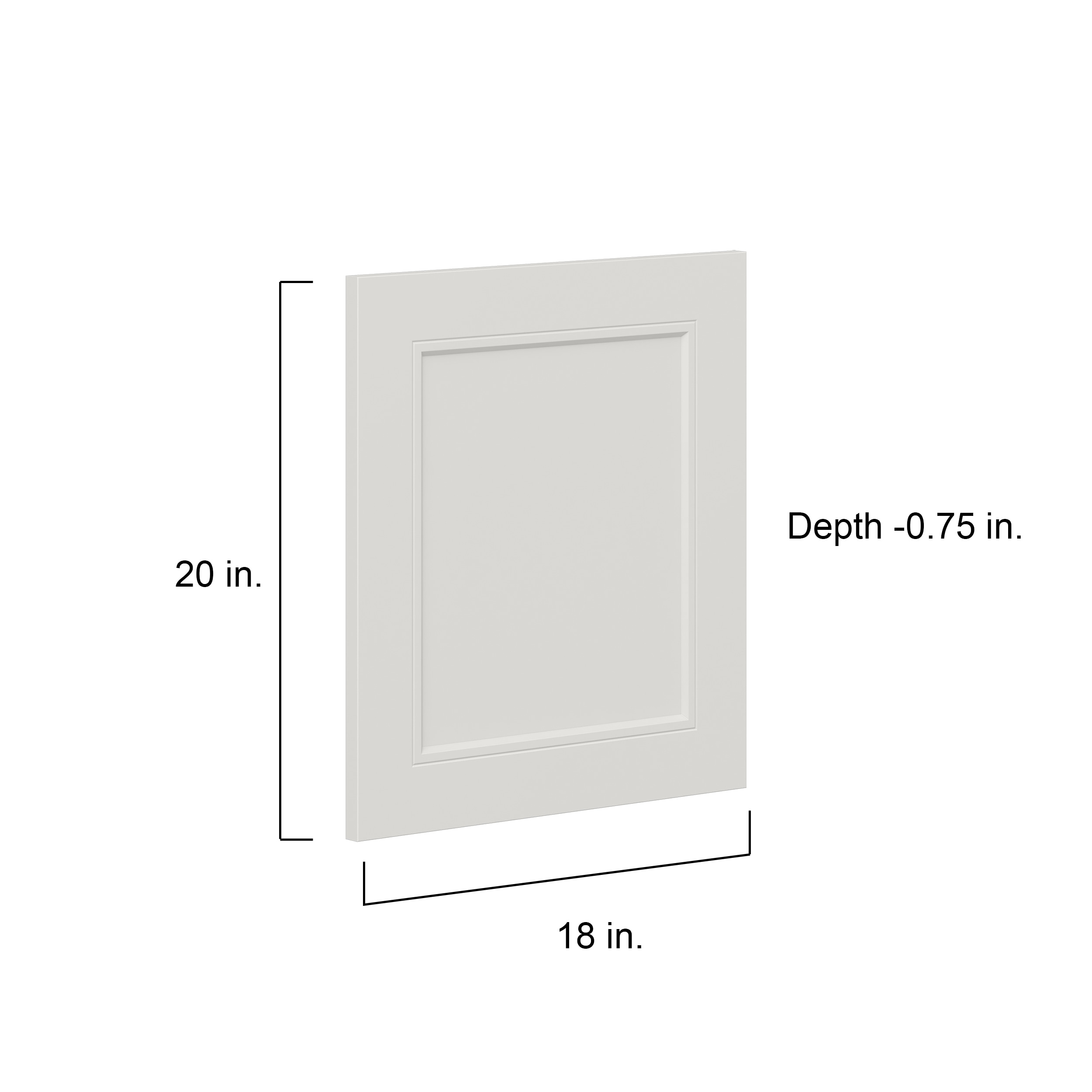 Hugo&Borg DSDR1820-BE Kitchen-Cabinet-Doors - View #4