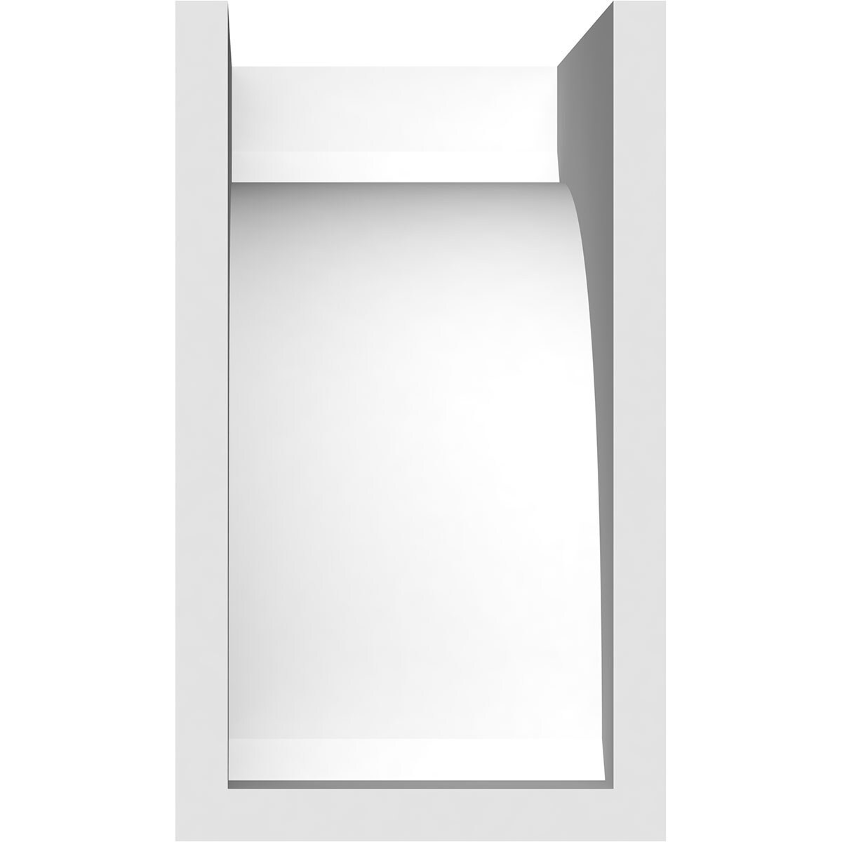 Ekena Millwork CORP03X06X06LGY corbels - View #4