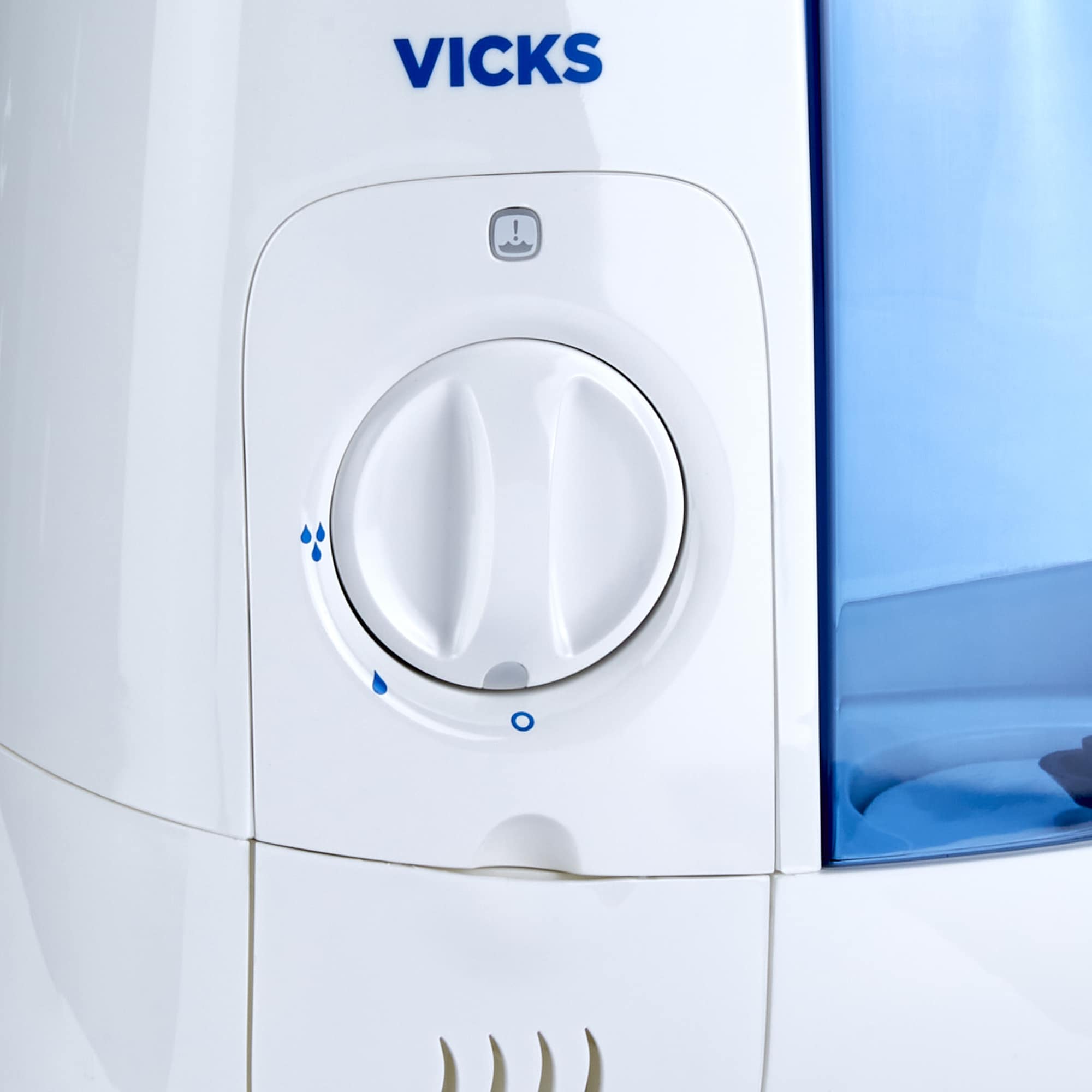 Vicks Warm Mist Humidifier, White/Blue - 1 ct