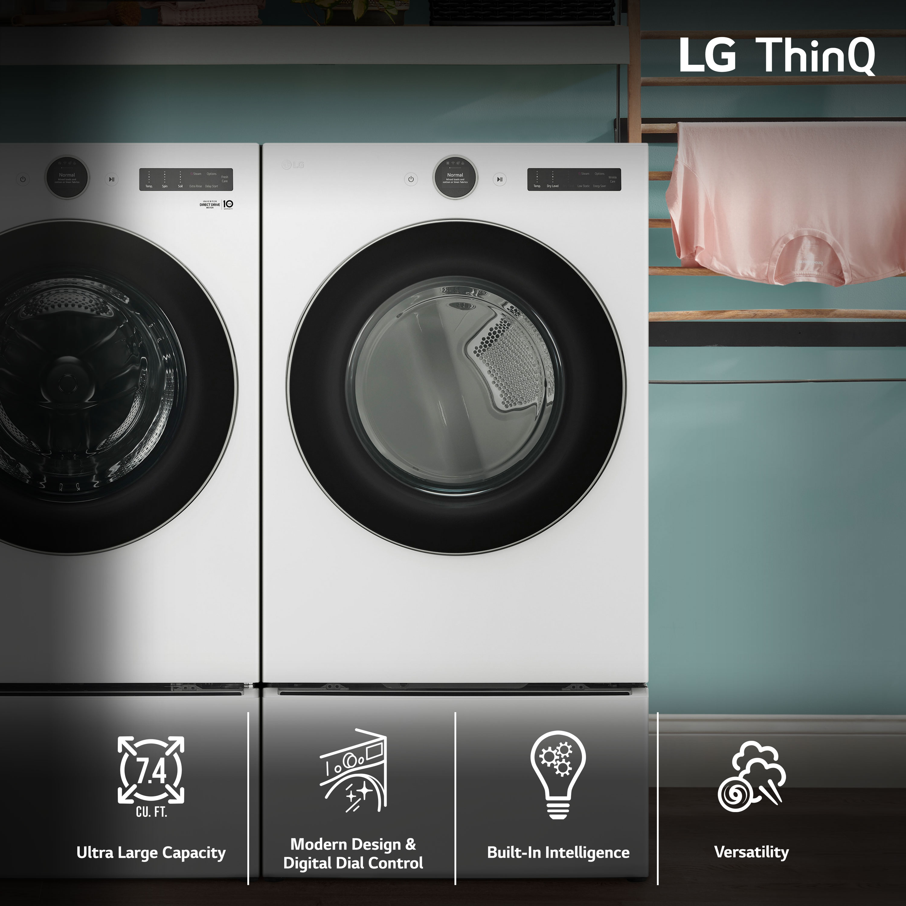 LG DLGX5501W Gas-Dryers - View #9