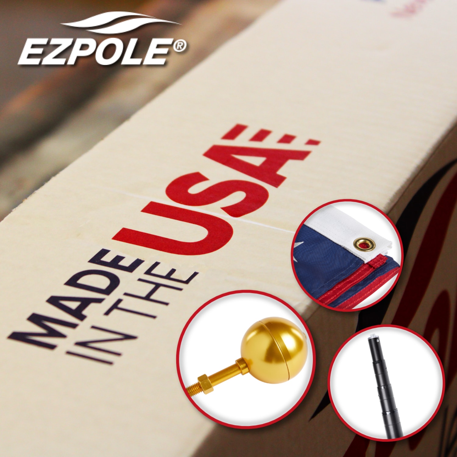 EZPOLE EZL21B Decorative-Banner-Flags - View #2