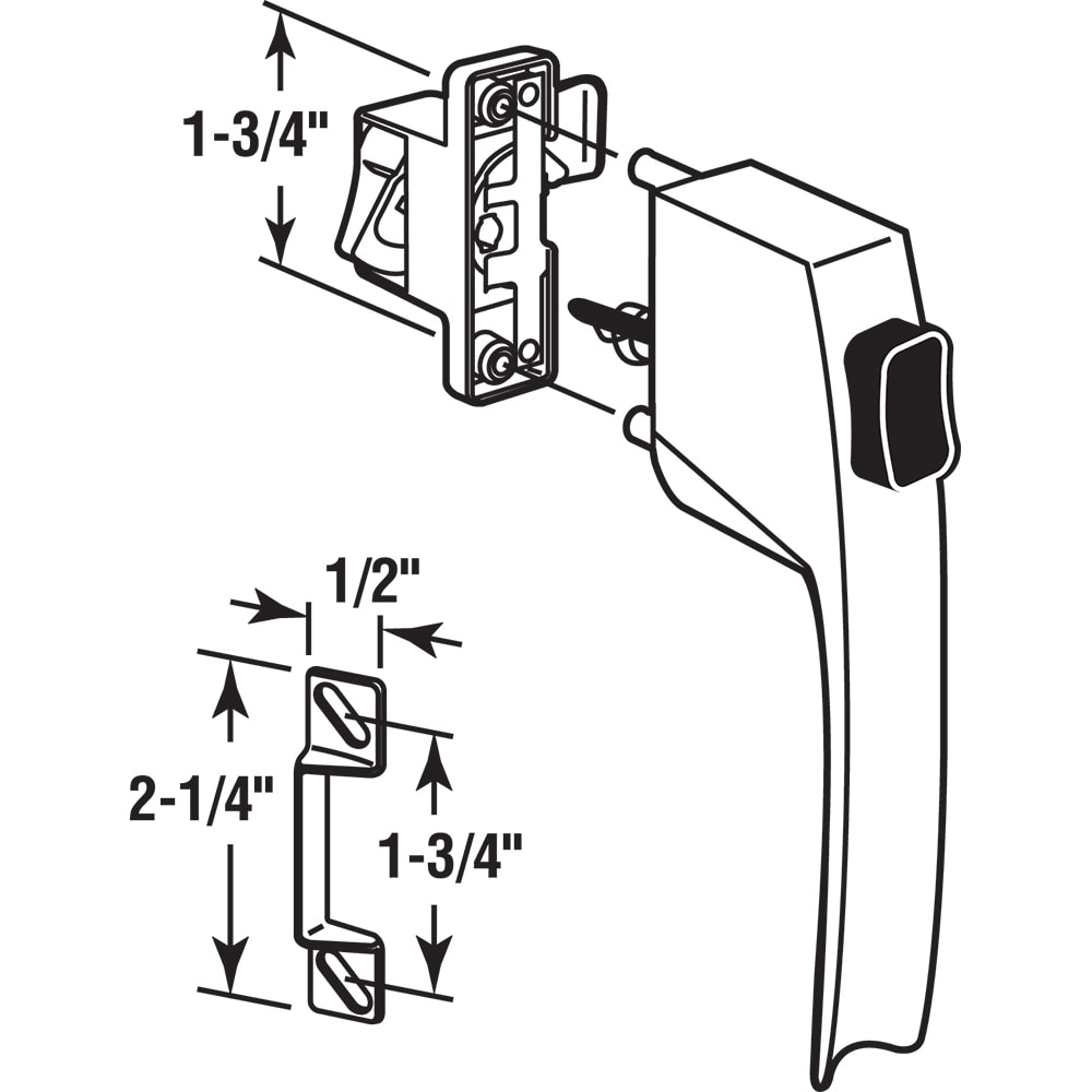 Prime-Line K 5145 Screen-Storm-Door-Handles - View #2