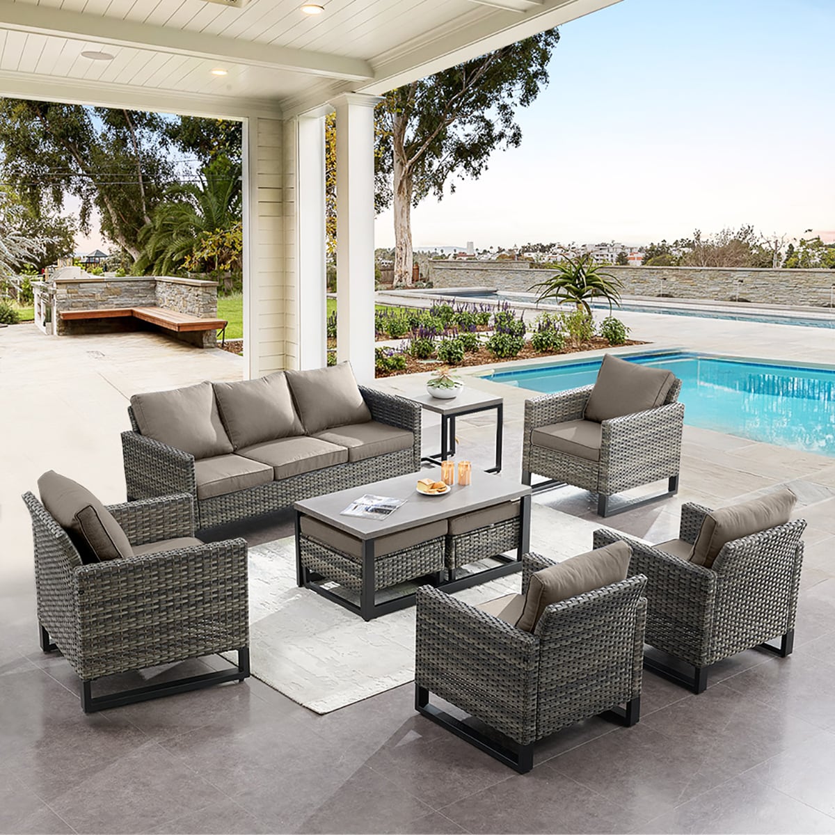 Rilyson FS062063X2065070-3 Patio-Conversation-Sets - View #2